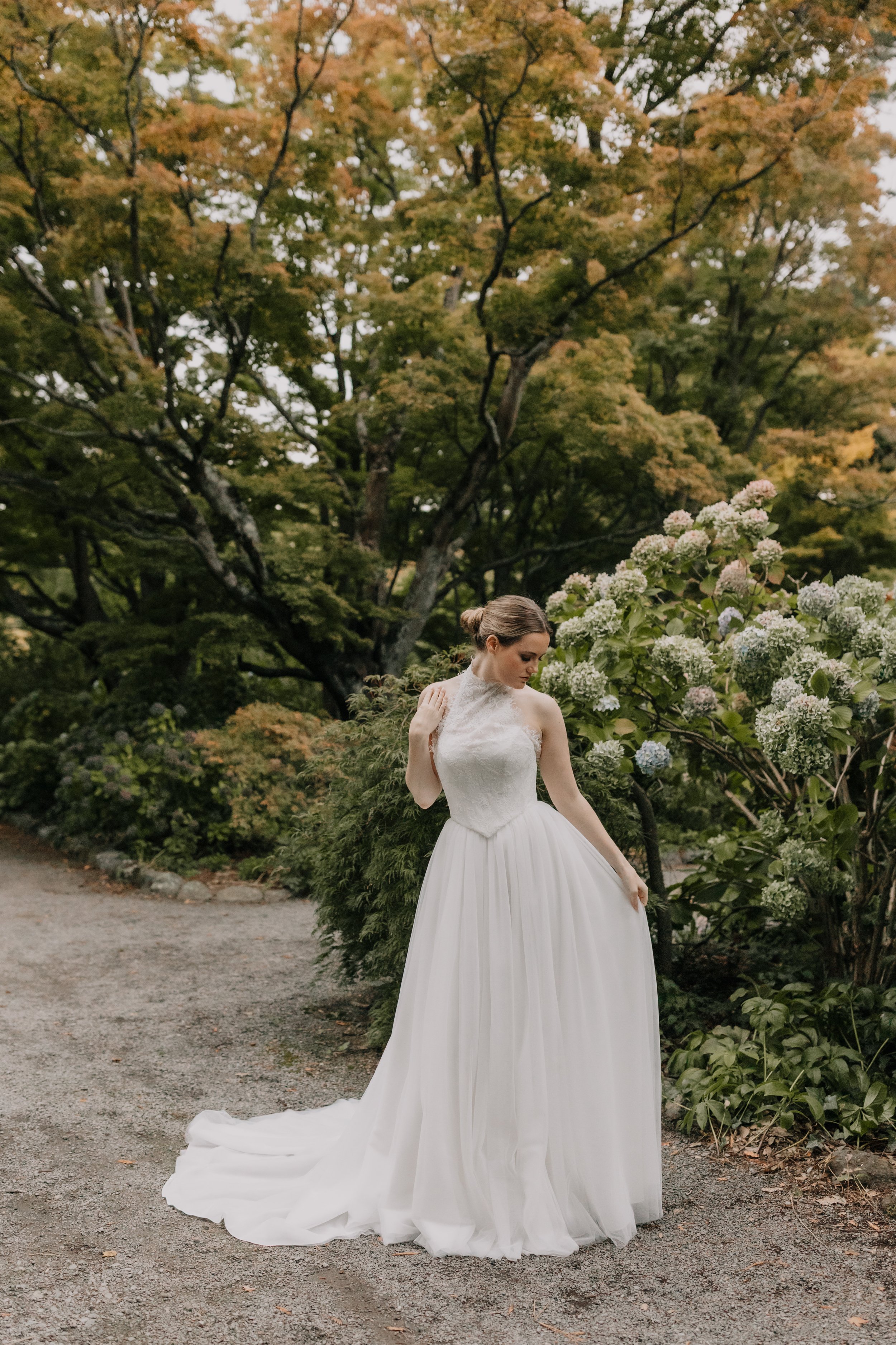 Gathered Tulle Skirt