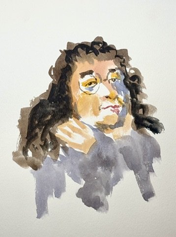 9"x12" watercolor $150
