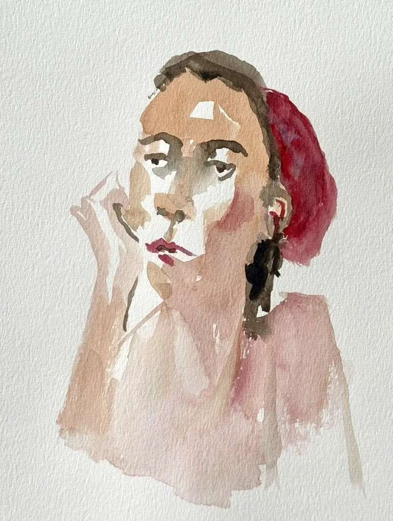 9"x12" watercolor $150
