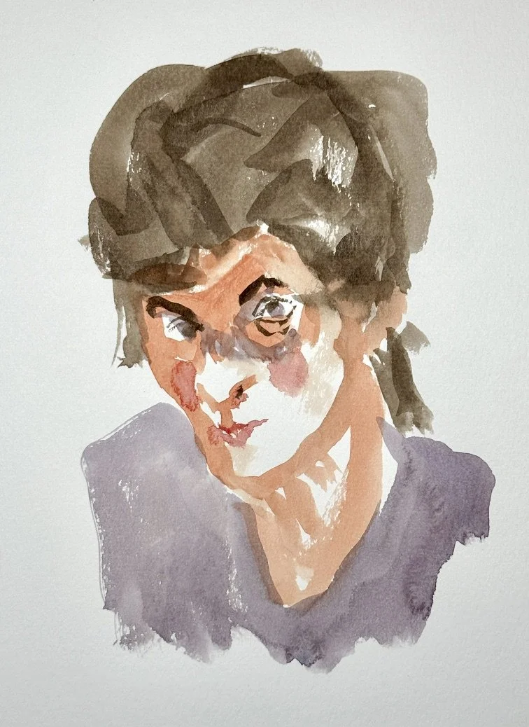 9"x12" watercolor $150