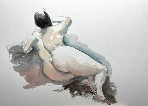"Sabrina Reclining 2," 10"x14" $250