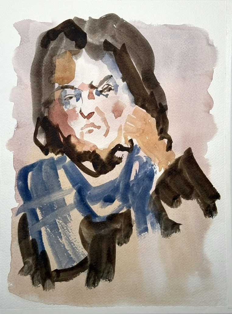 9"x12" watercolor $150