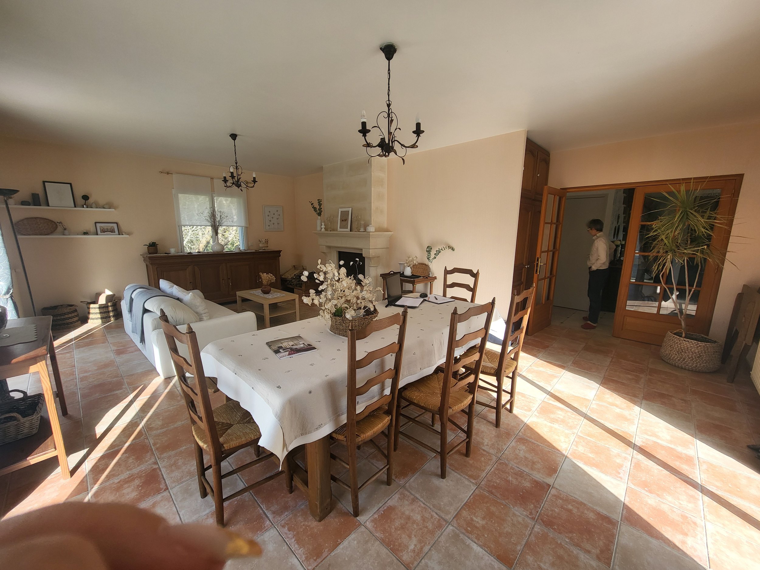 Photo de la salle à manger existante