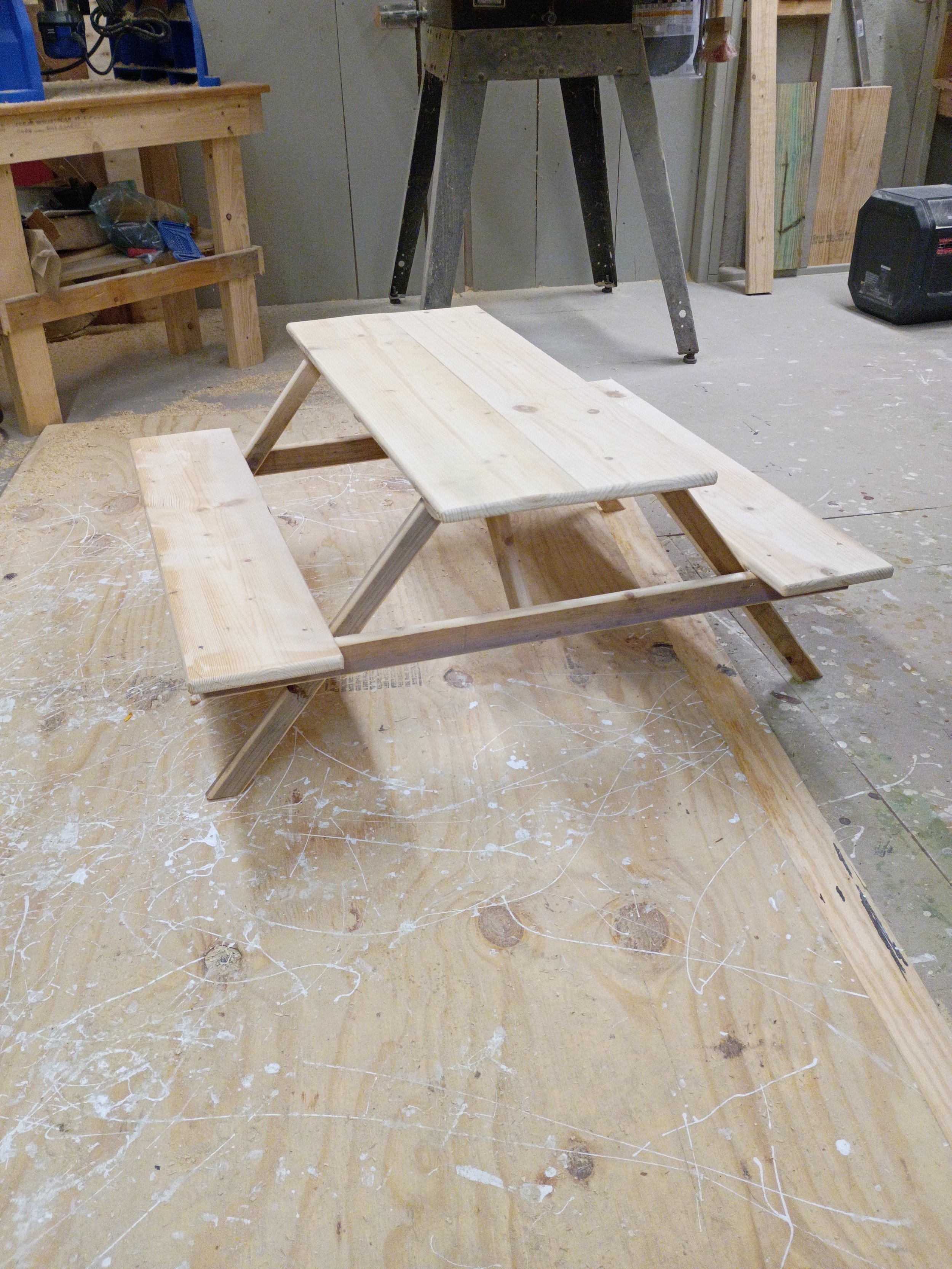 Child's picnic table