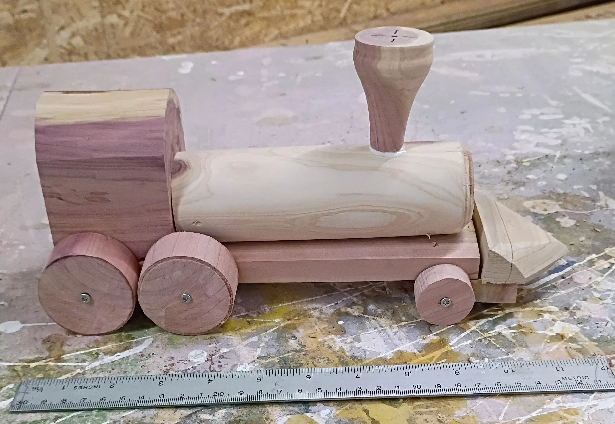 Classic Handcrafted Wooden Train Set