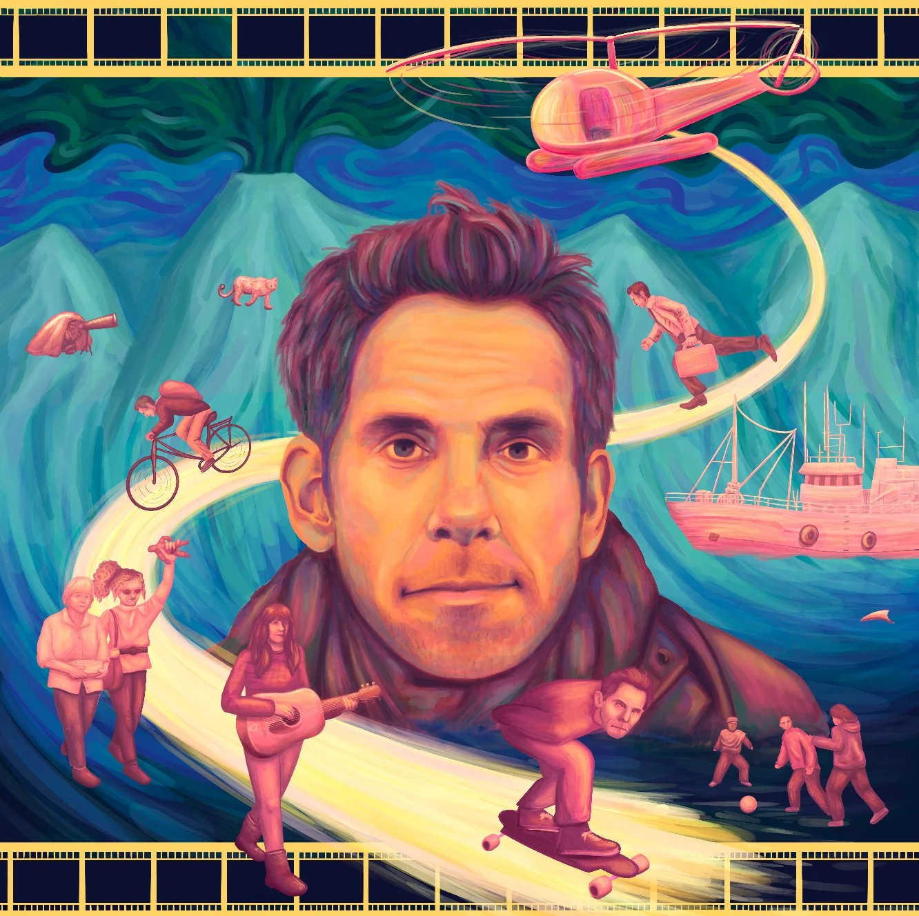 The Secret Life of Walter Mitty Key Art