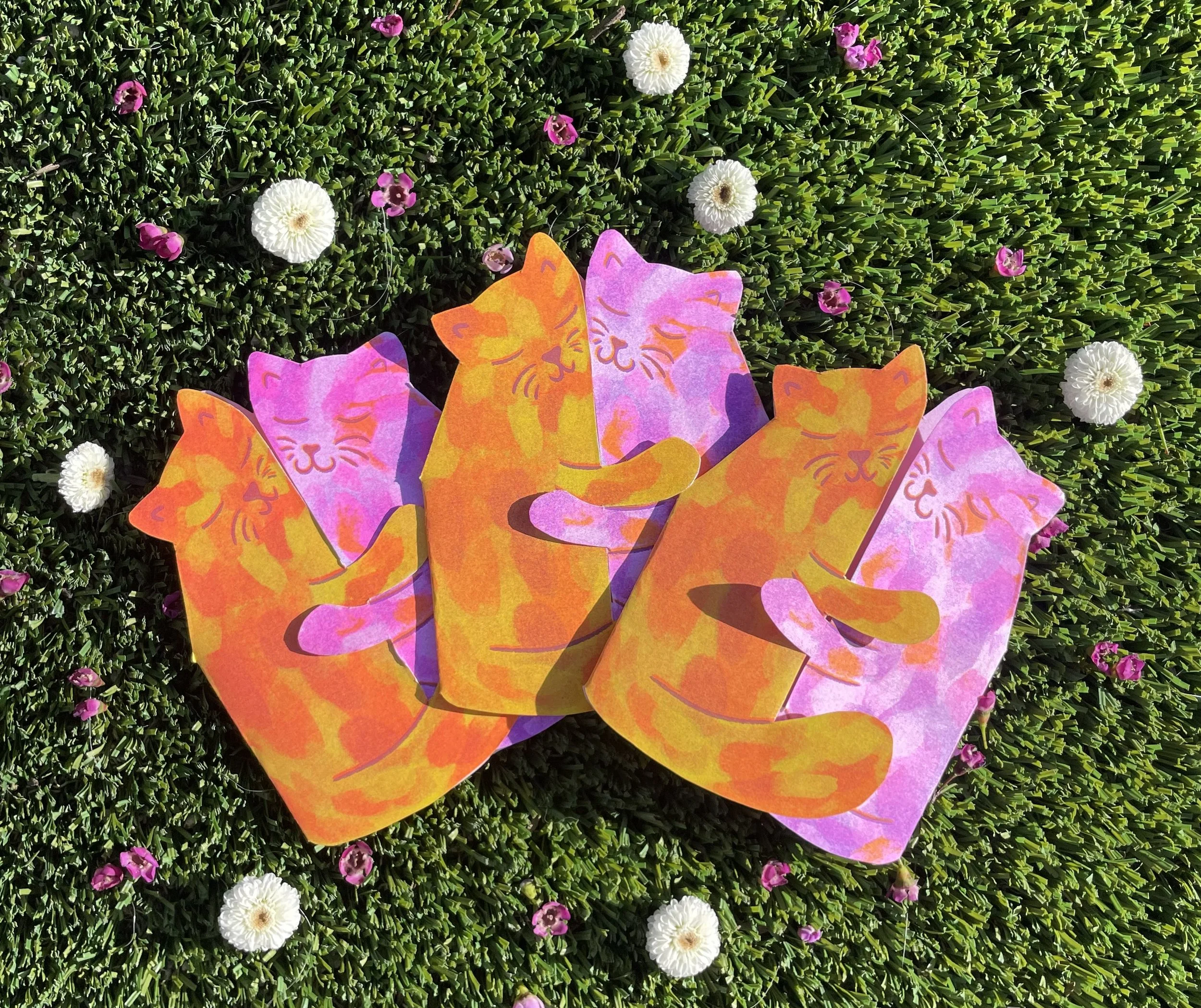 Purrfect Match Greeting Cards