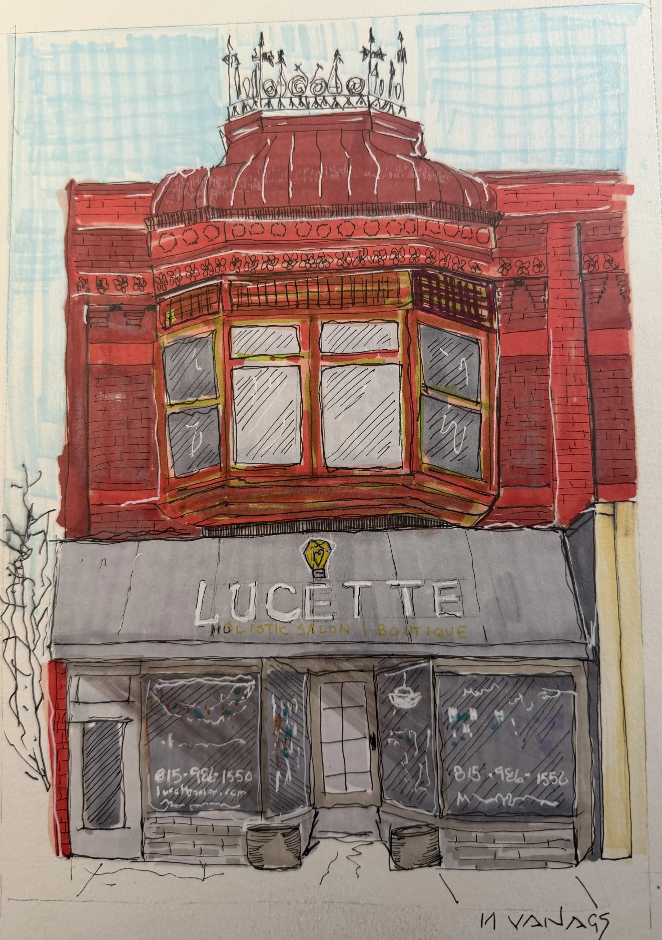 Lucette  Hair Studio in downtown Rockford, IL