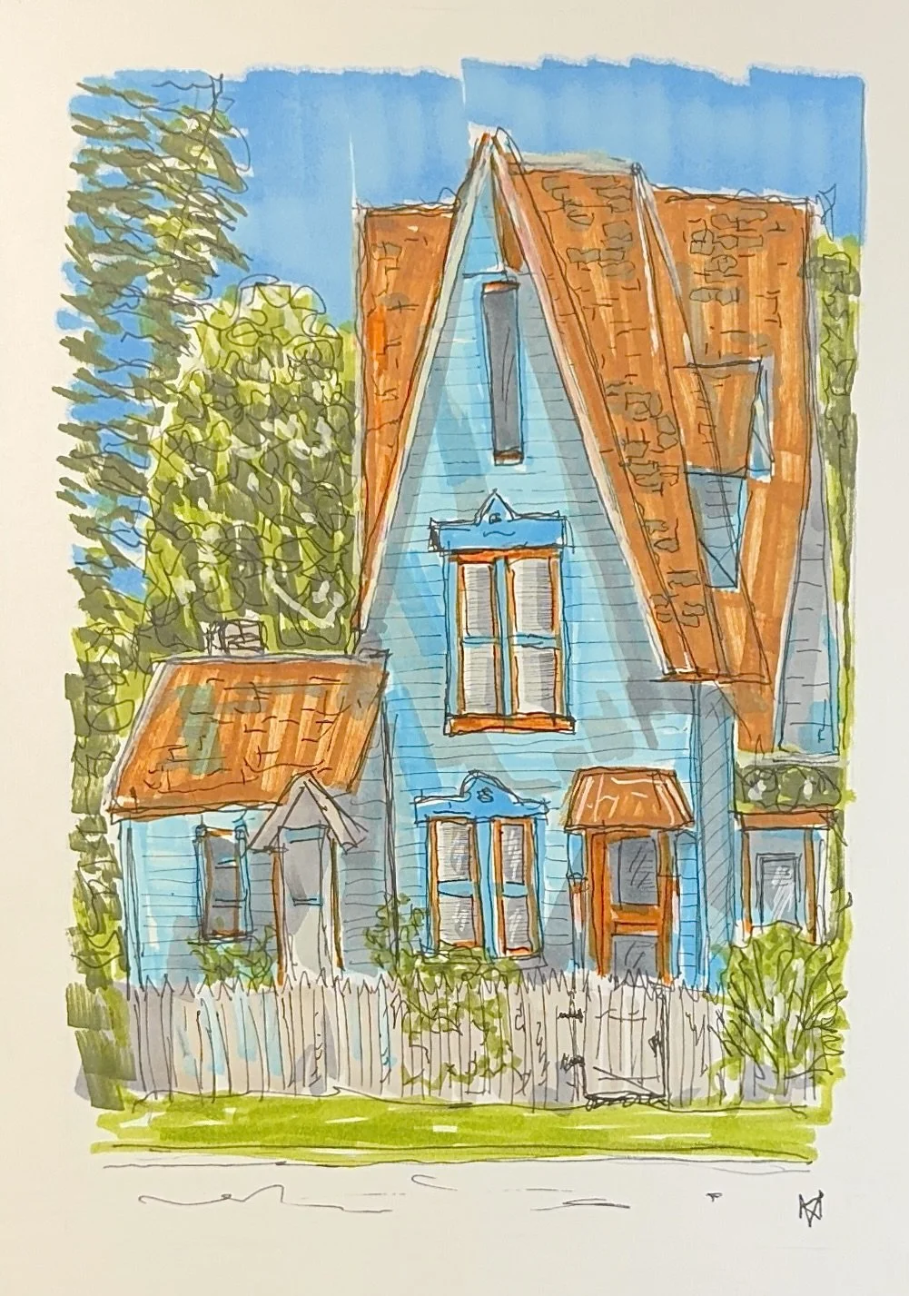 Home in historic Haight Village Neighborhood, Rockford, Illinois