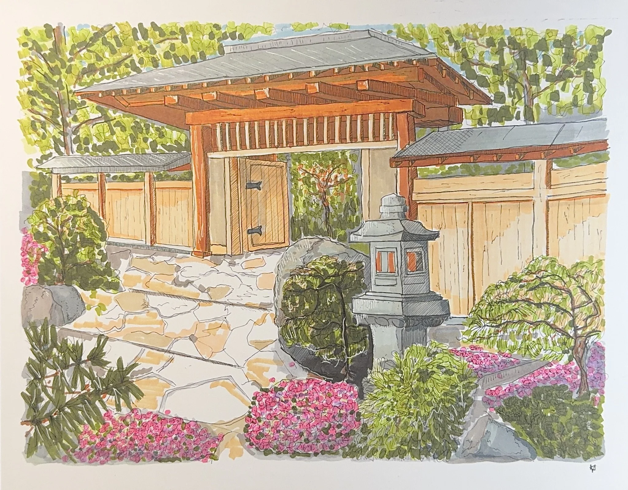 The Gate, Anderson Japanese Gardens, Rockford, Illinois