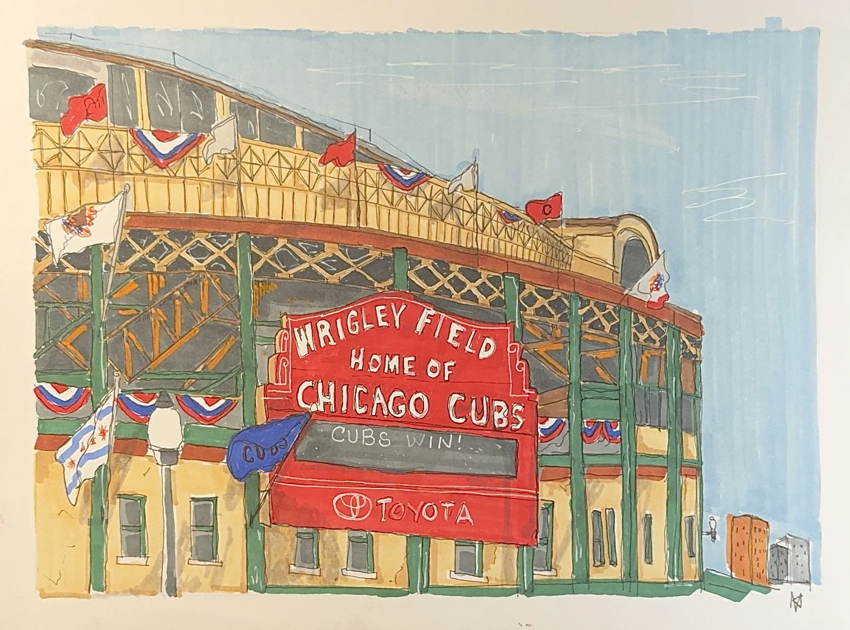Wrigley Field, Chicago, Illinois