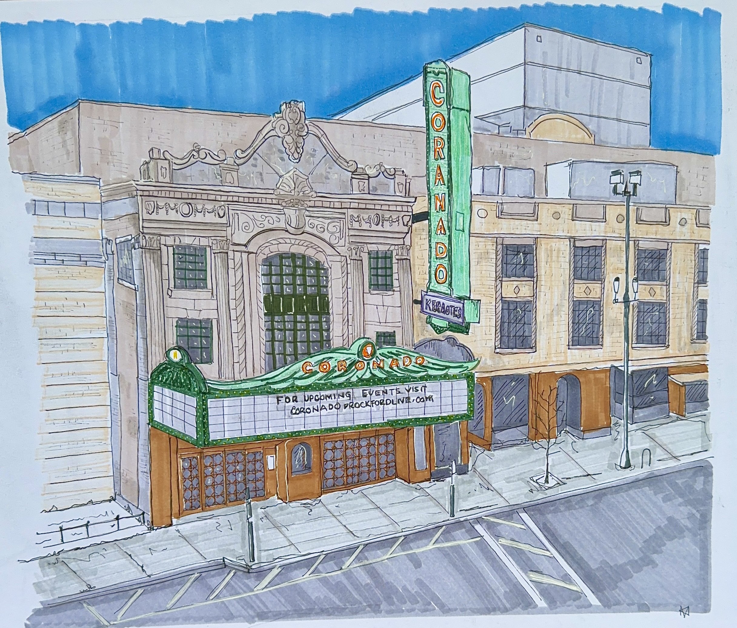 Coronado Theater, Rockford Illinois