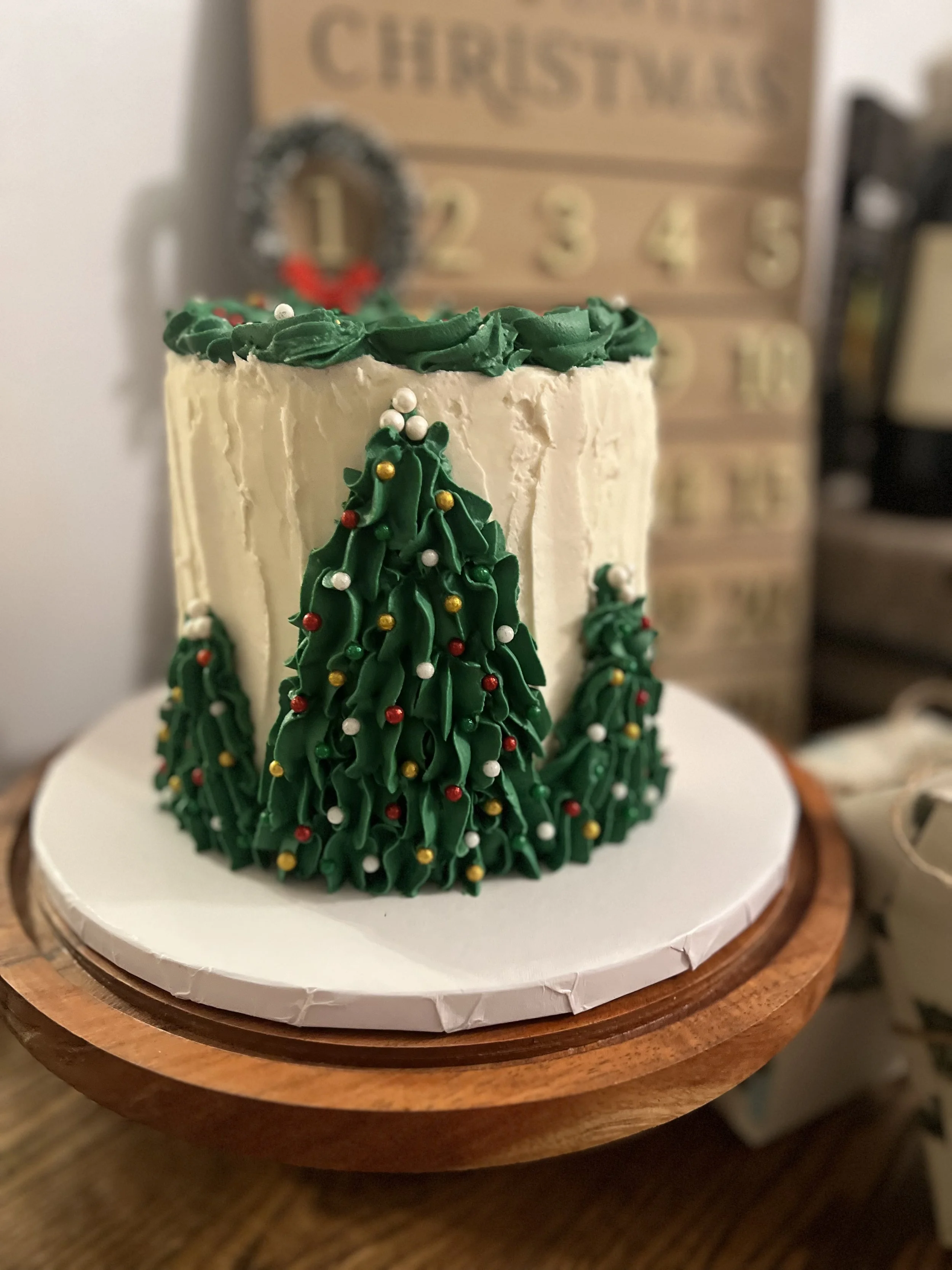 Christmas Tree Cake