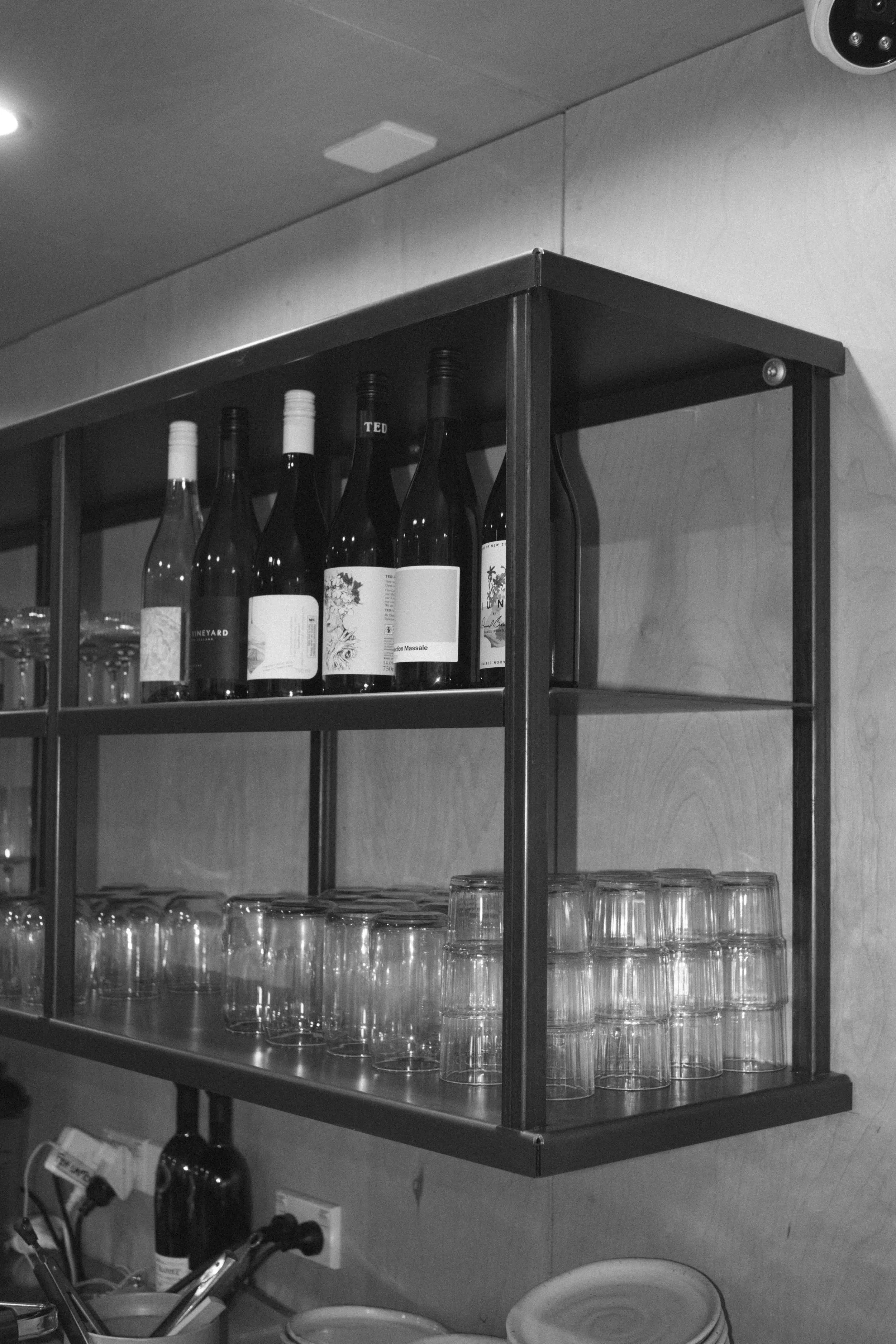 SCROGGIN CAFE WĀNAKA - MILD STEEL CABINET 