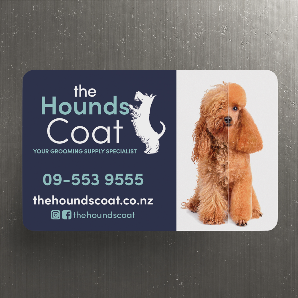 The Hounds Coat was not just logo design, this project included coming up with the business name, and assisting with the launch of an e-commerce website, social media, email marketing, expo collateral and print assets. 