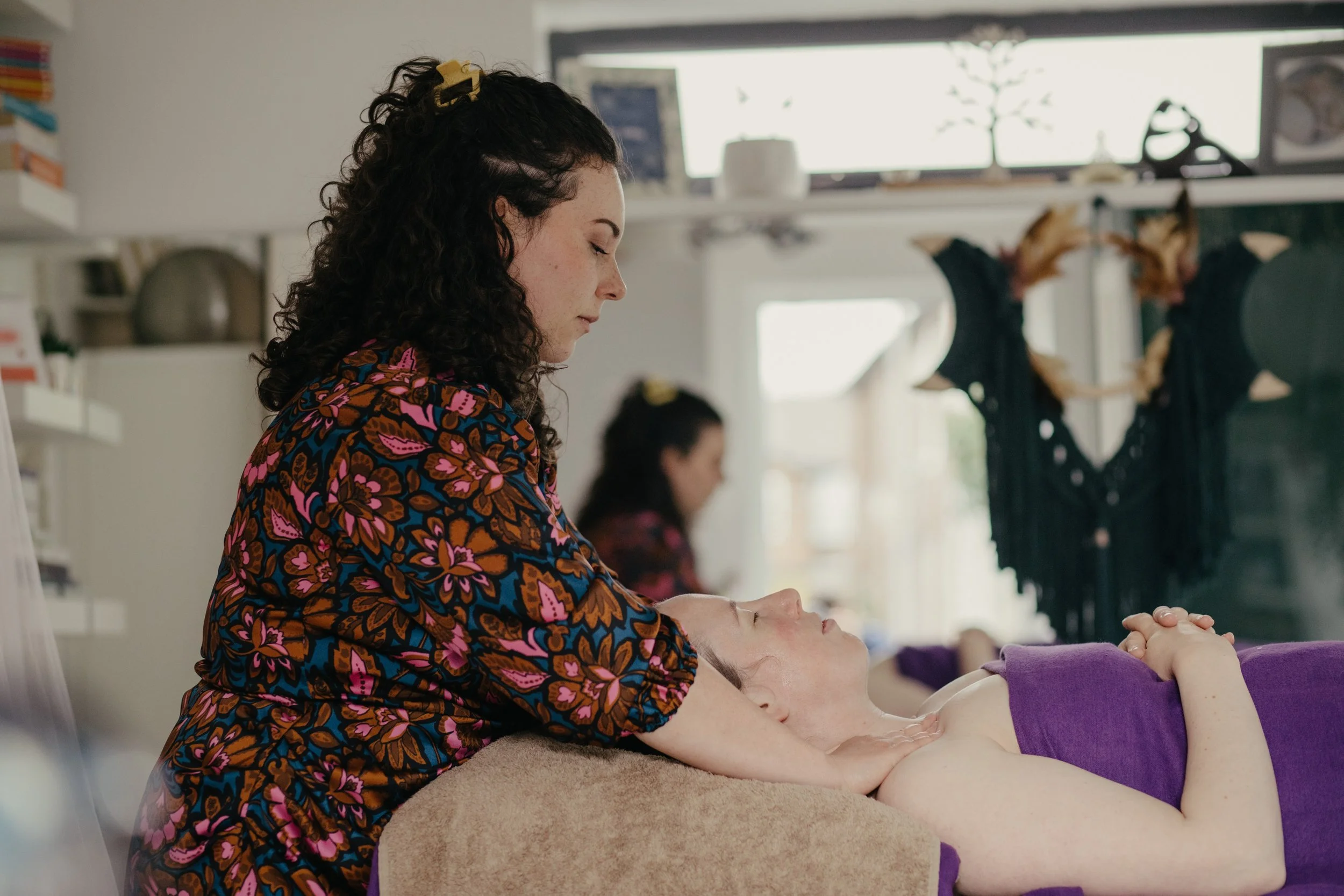 Guided wellbeing session focused on slowing down and grounding