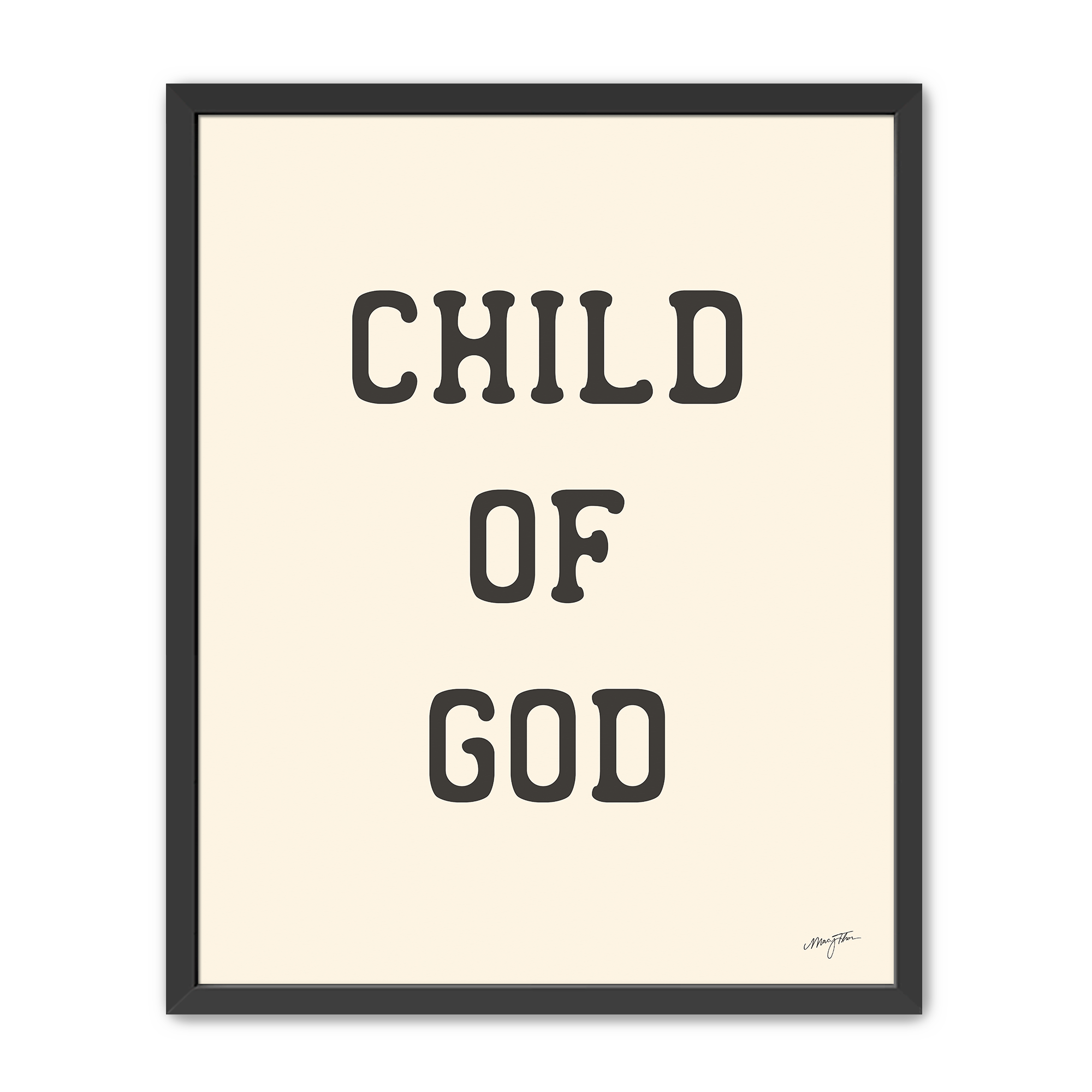 Cream & Slate | Child of God