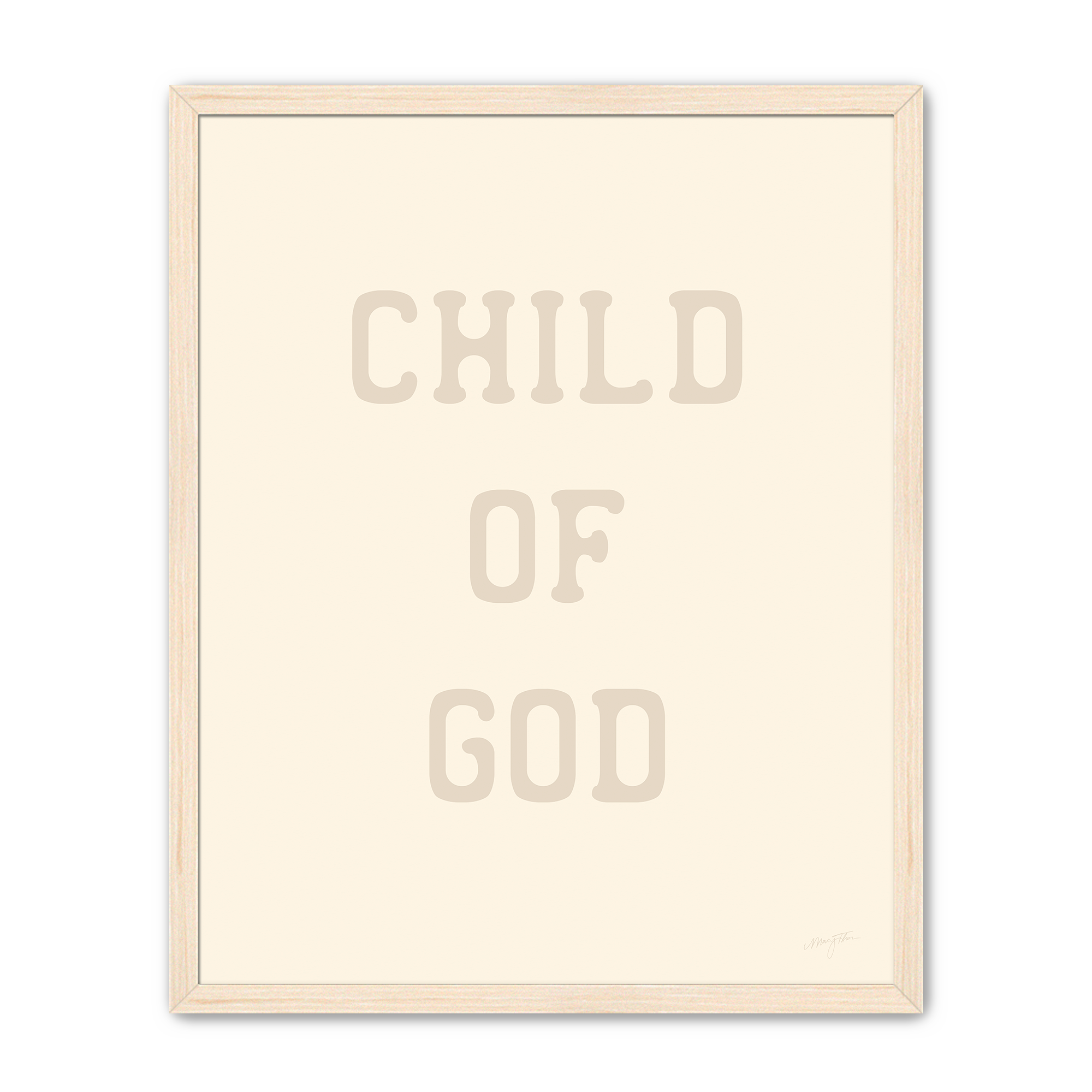 Cream & Tan | Child of God