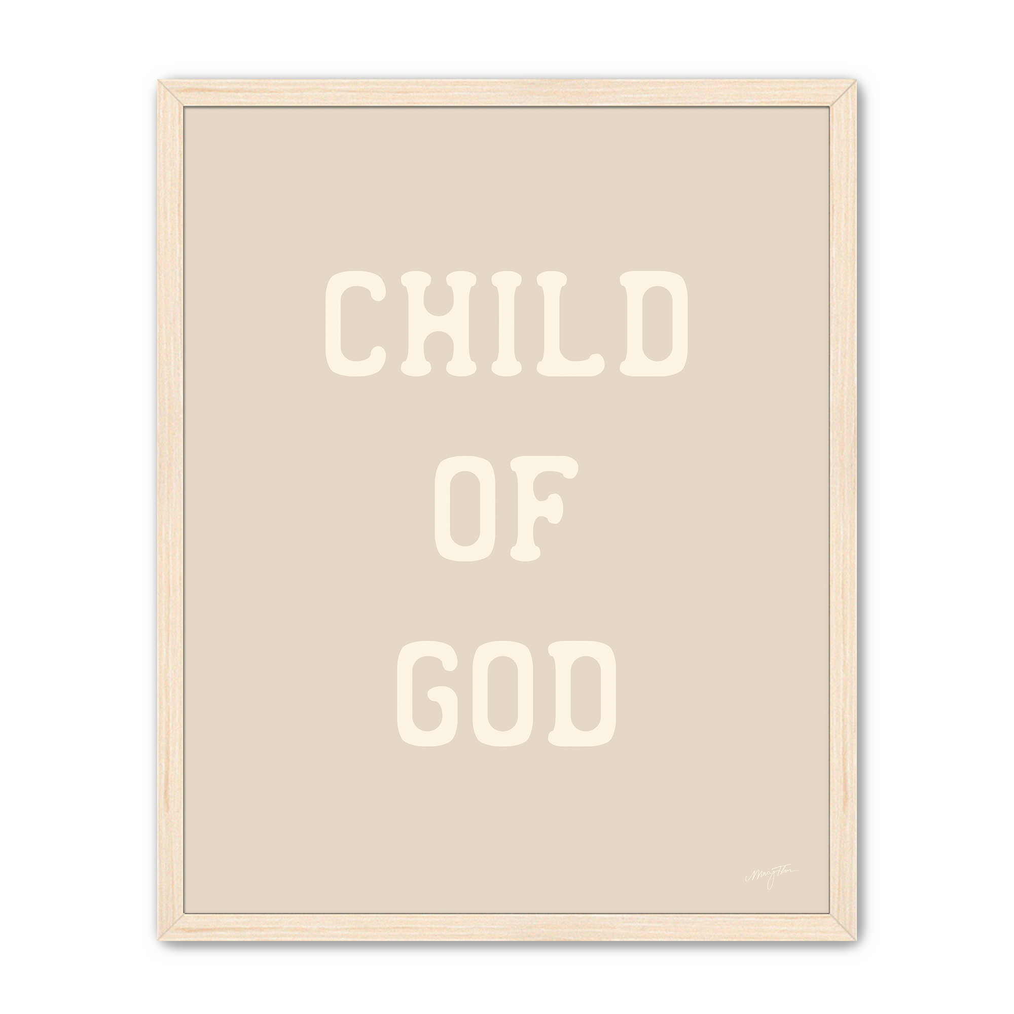 Tan & Cream | Child of God