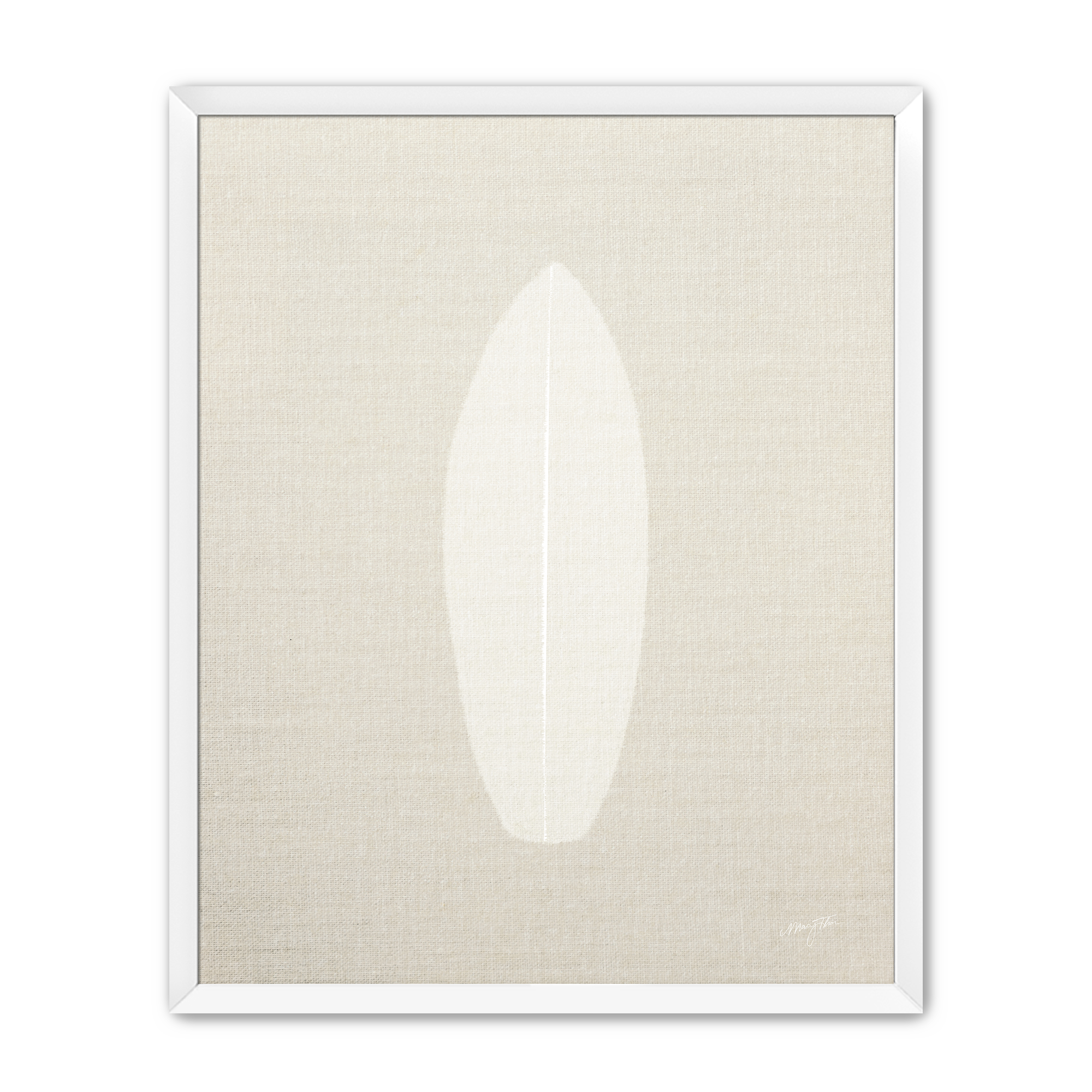 Surfboard | Ivory | California Coastal
