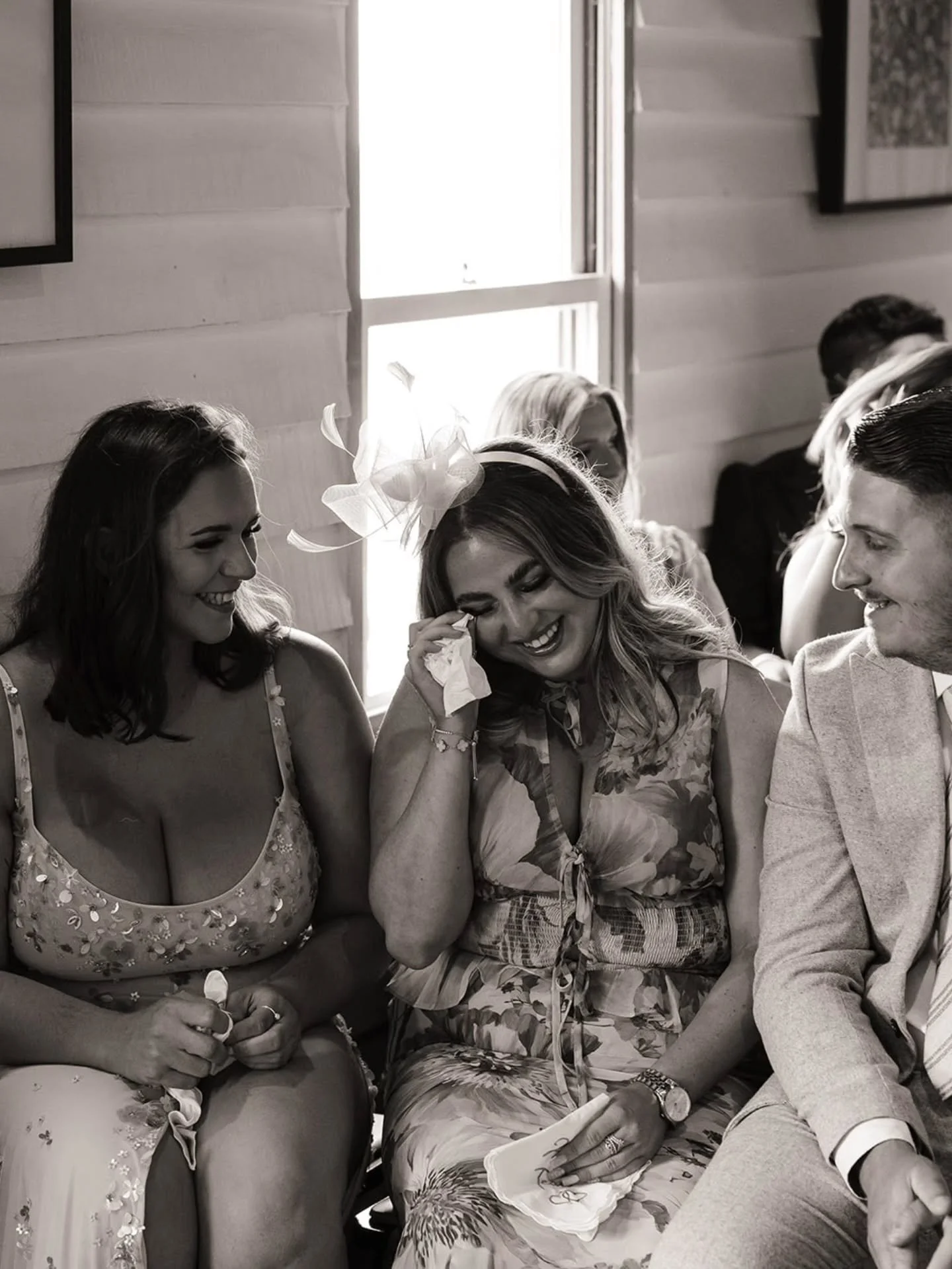 This wedding was all about the people.

There were happy tears all throughout the day, emotional speeches, warm hugs and a dance floor full of people celebrating M&amp;K. It rained for most of the day and the wind was wild but the vibe never changed.