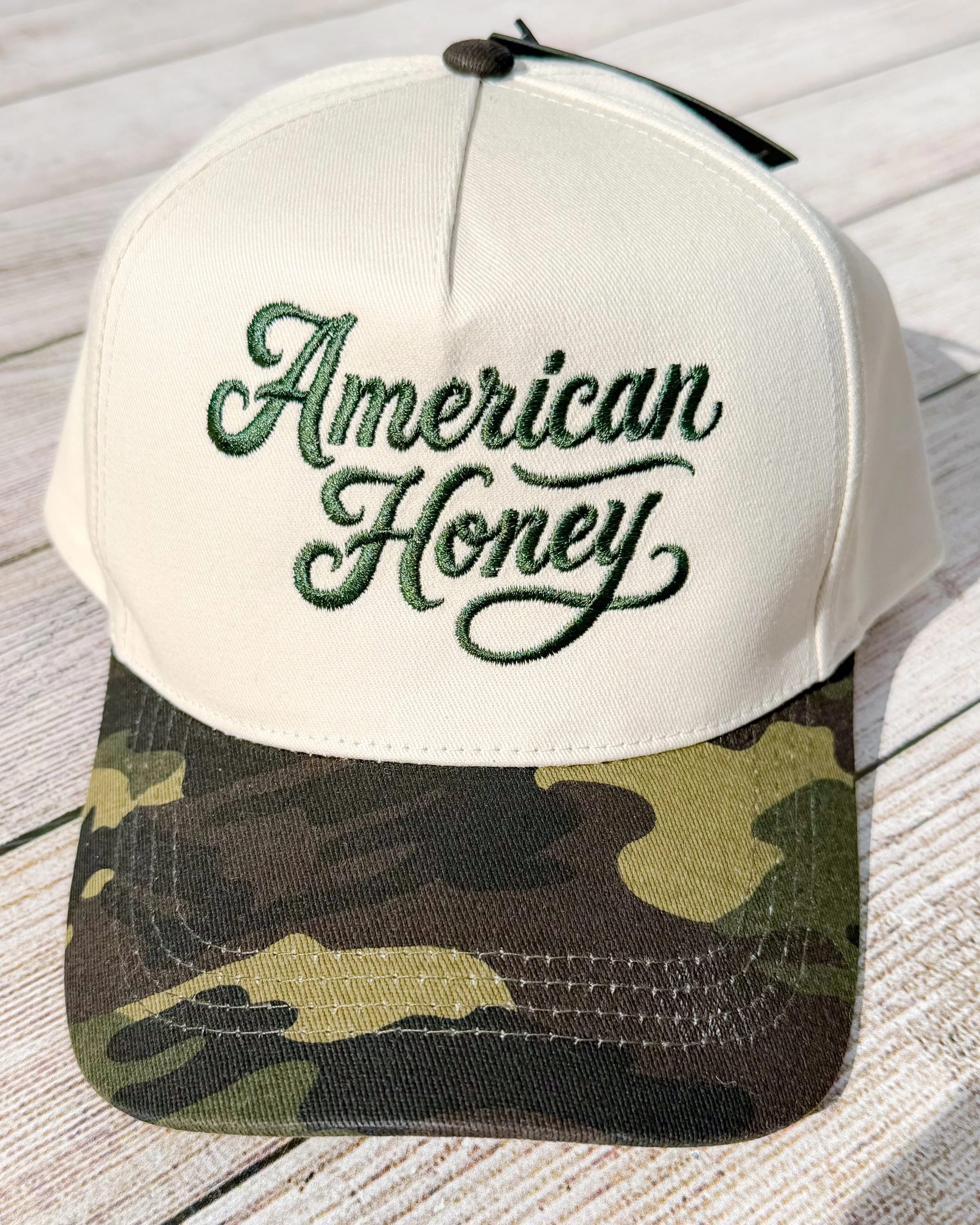 American Honey Embroidered Hat | Patriotic Country Hat | Custom Thread Colors | Trucker, Richardson, Flat Bill & More