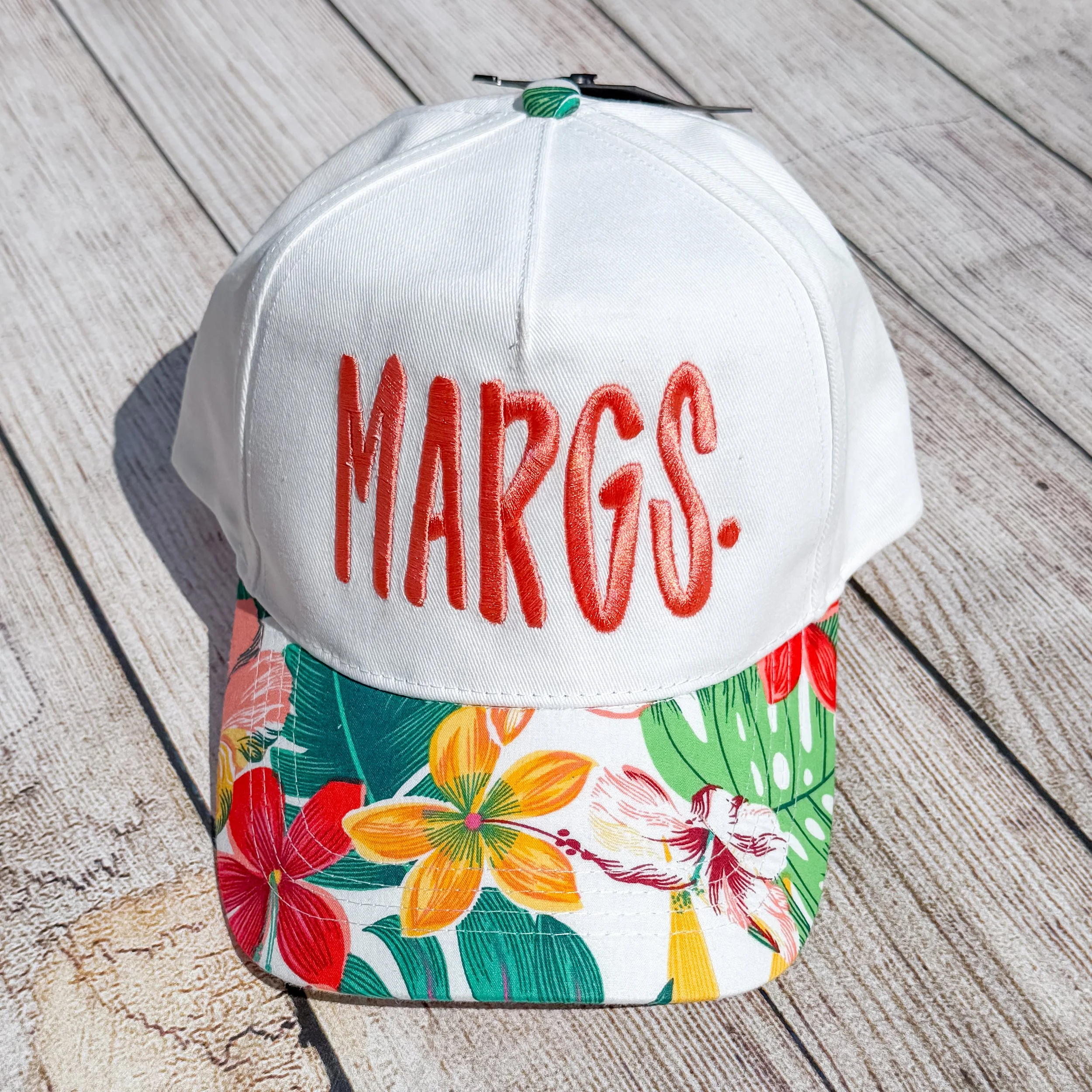 Margs. Embroidered Hat | Margarita Lover Hat | Beach & Vacation Hat | Custom Thread Colors | Trucker, Richardson, Flat Bill & More