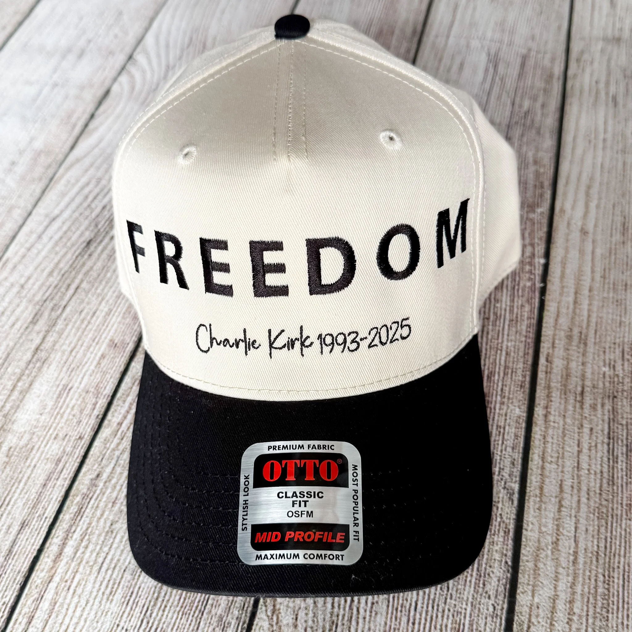 "Freedom" Charlie Kirk Hat