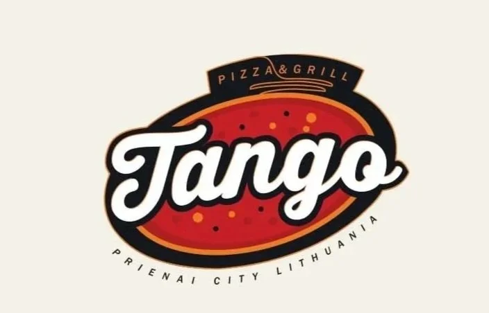 Logo for Tango Pizza & Grill, Prienai City Lithuania.