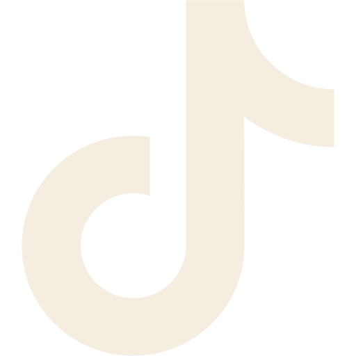 Close-up of the TikTok logo in black and white.