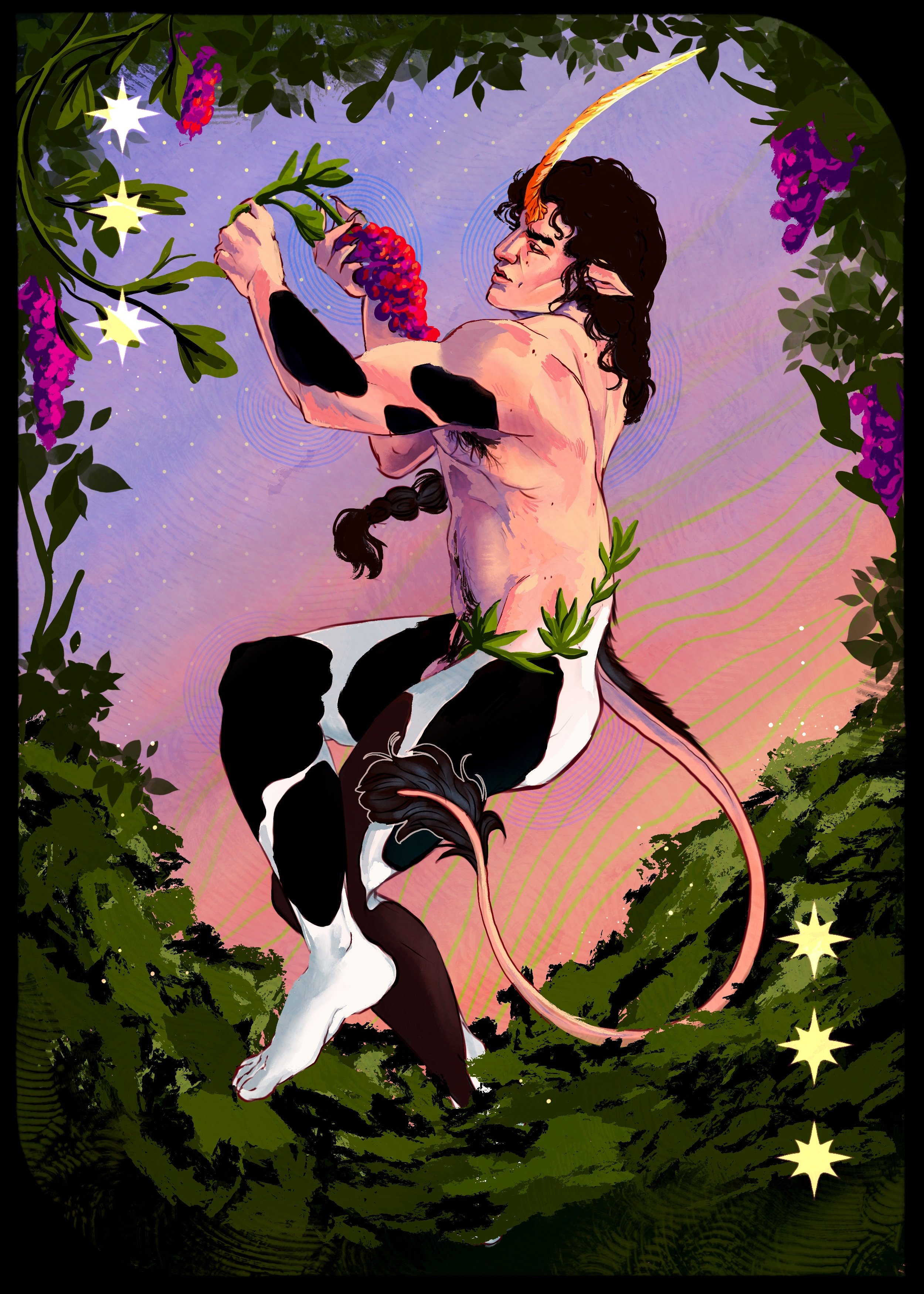 Bastion inspired by The Afternoon of the Faun costume from the 1920's.
