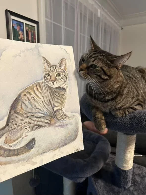 Watercolor Pet Portrait
