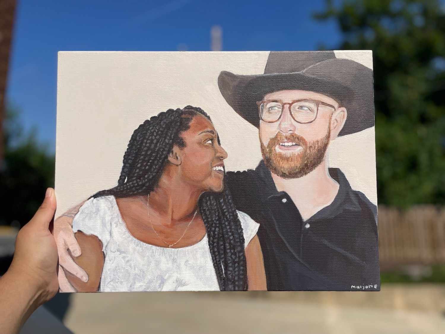 Acrylic Wedding / Engagement Portrait