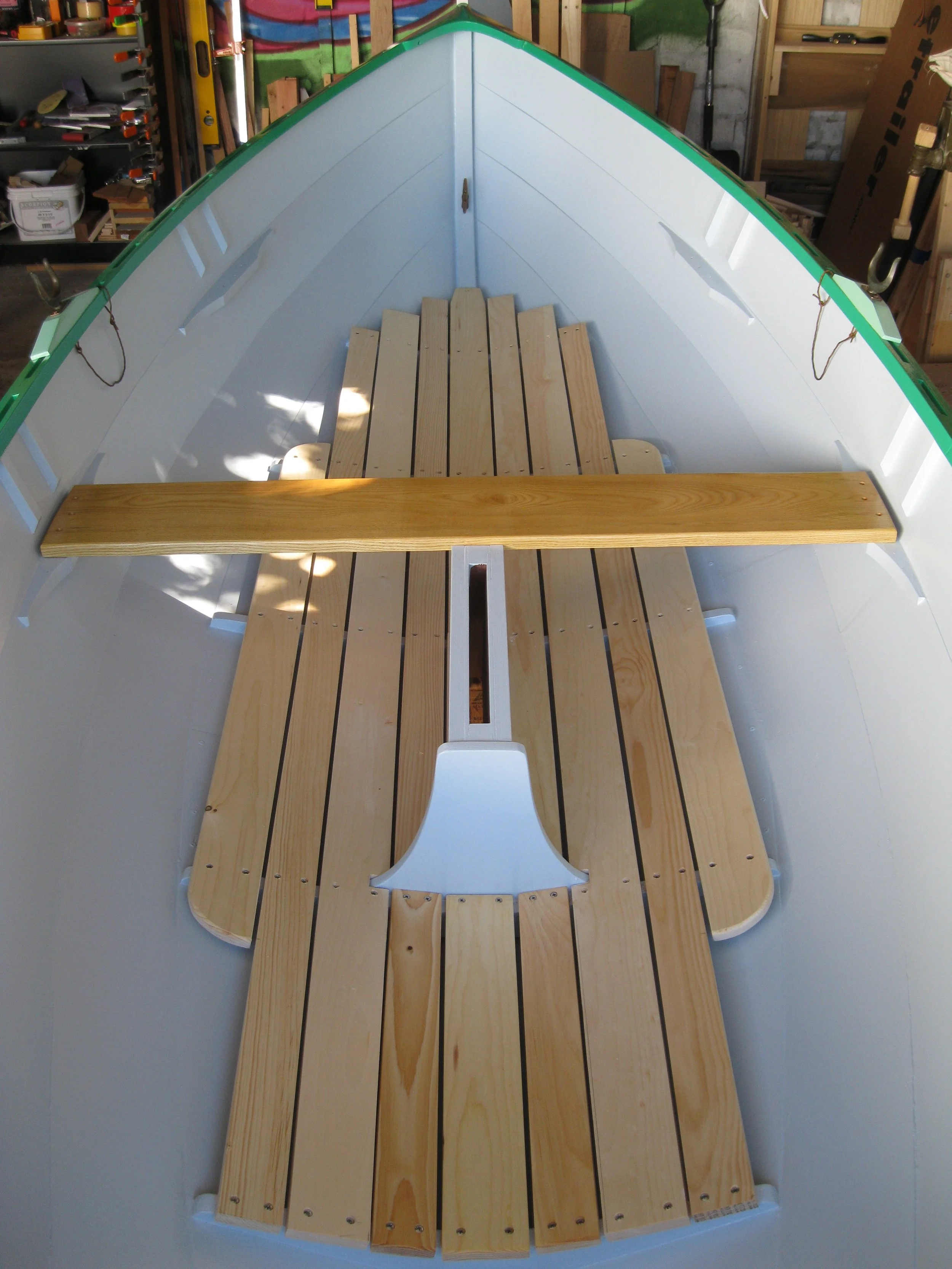 Interior of Whilly Boat. My first build