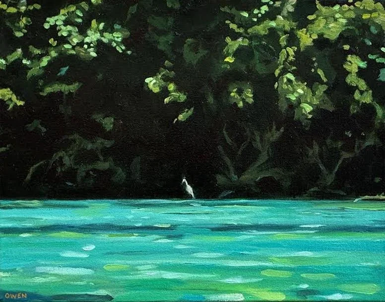 "The Spirit of the Place", oil on canvas, 11" x 14" 2025.