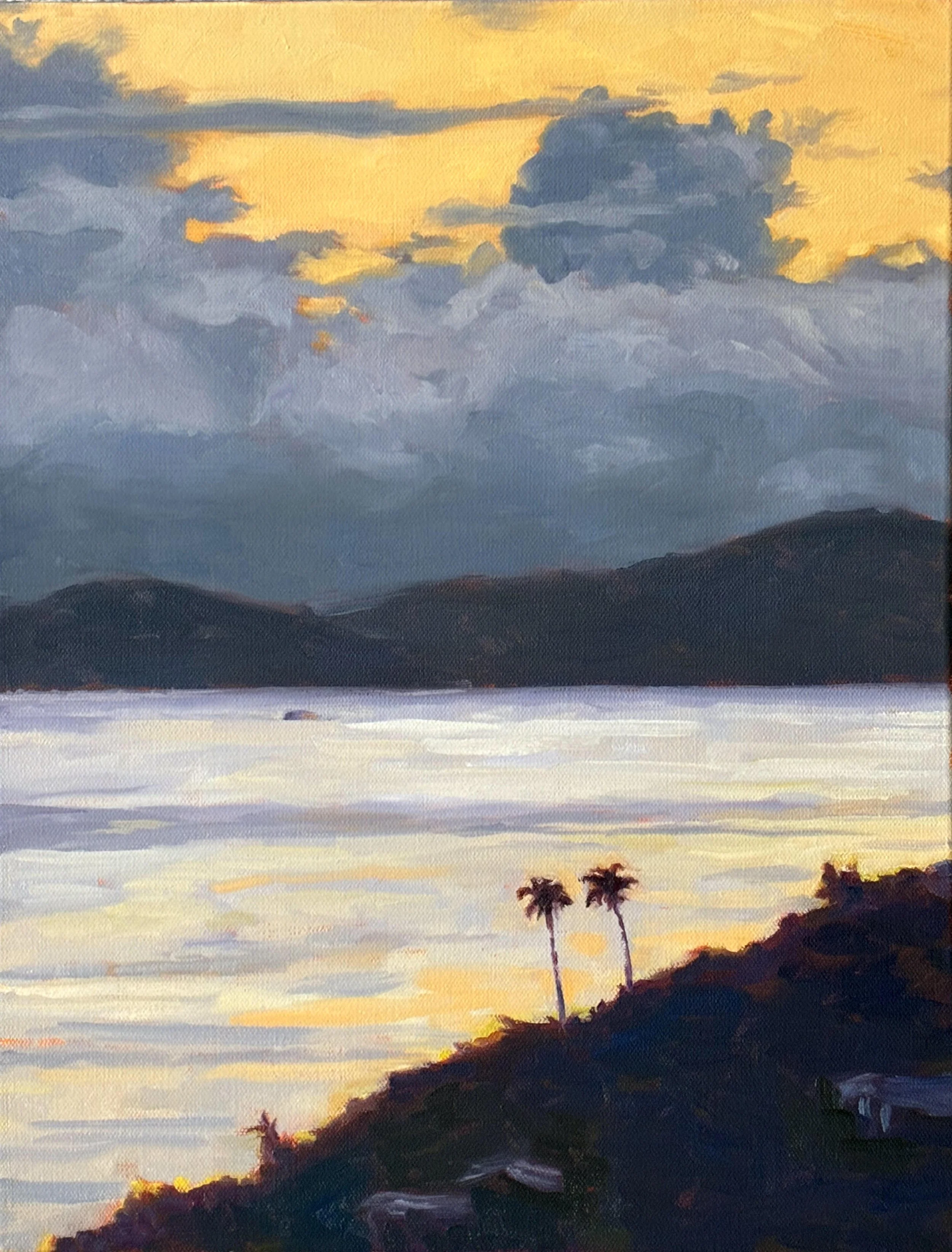 "Sun Salutation", oil on canvas, 18" x 14" 2026.