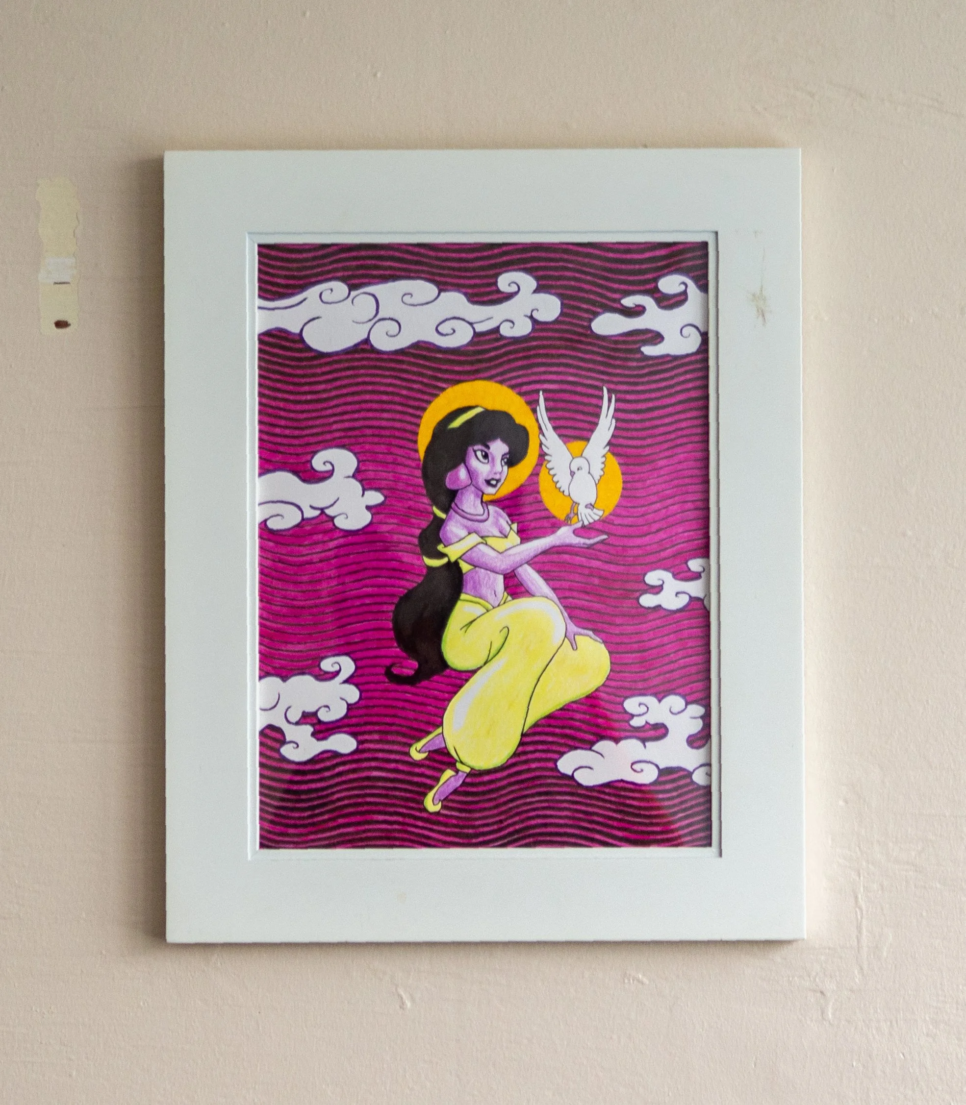 Jasmine. 2022. Ink and colored pencils on paper, 9 x 12 inches. 