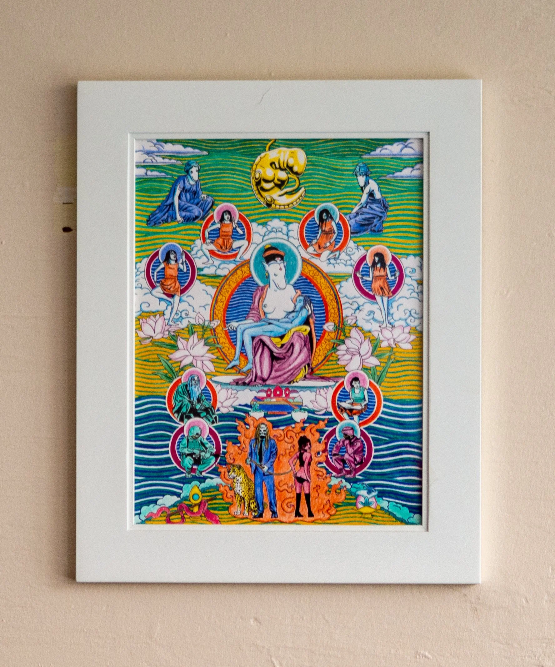 Wisdom of the Mammals. 2021. Ink and colored pencil on paper, 9 x 12 inches. 