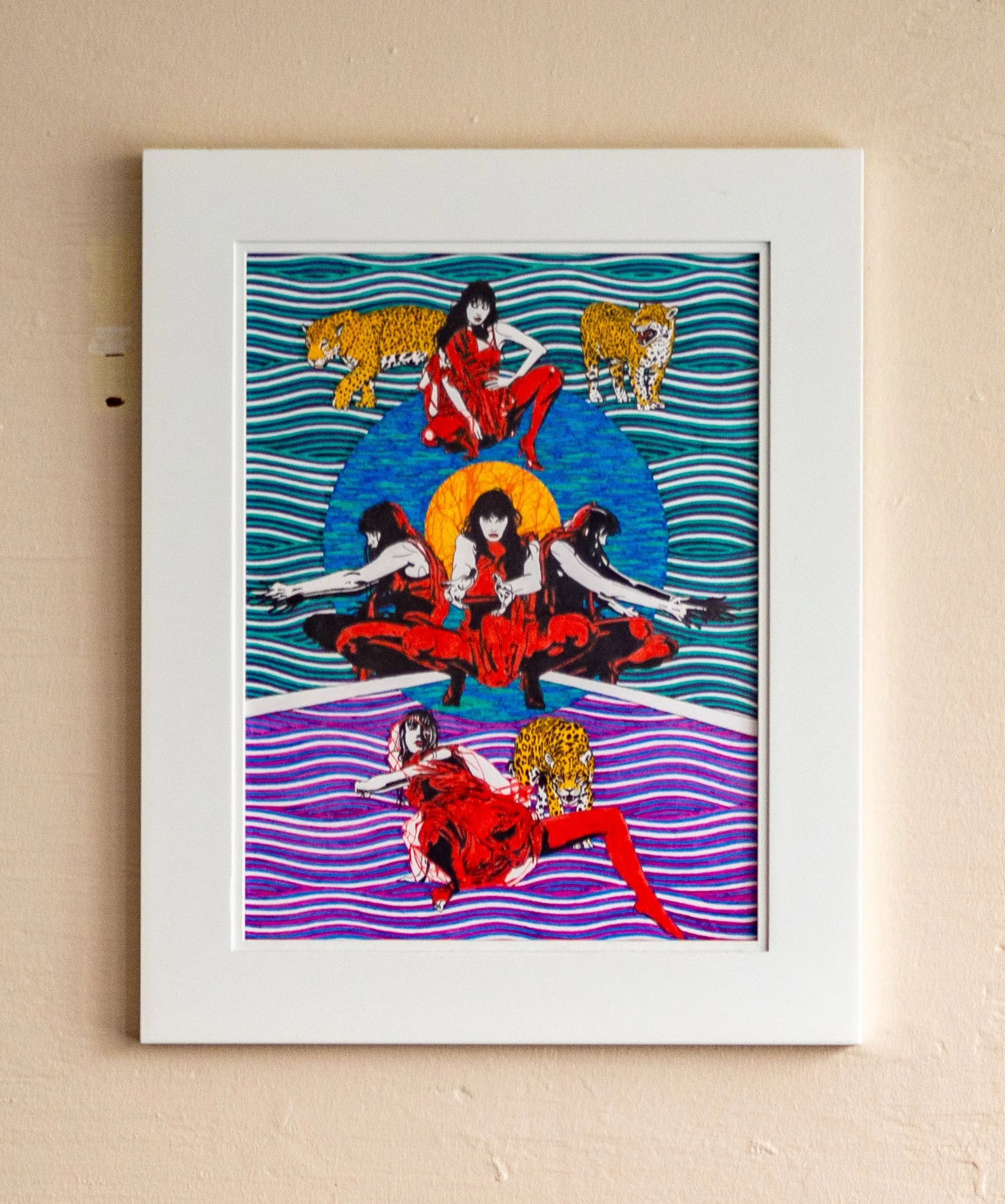 Teris. 2020. Ink on paper, 9 x 12 inches. 