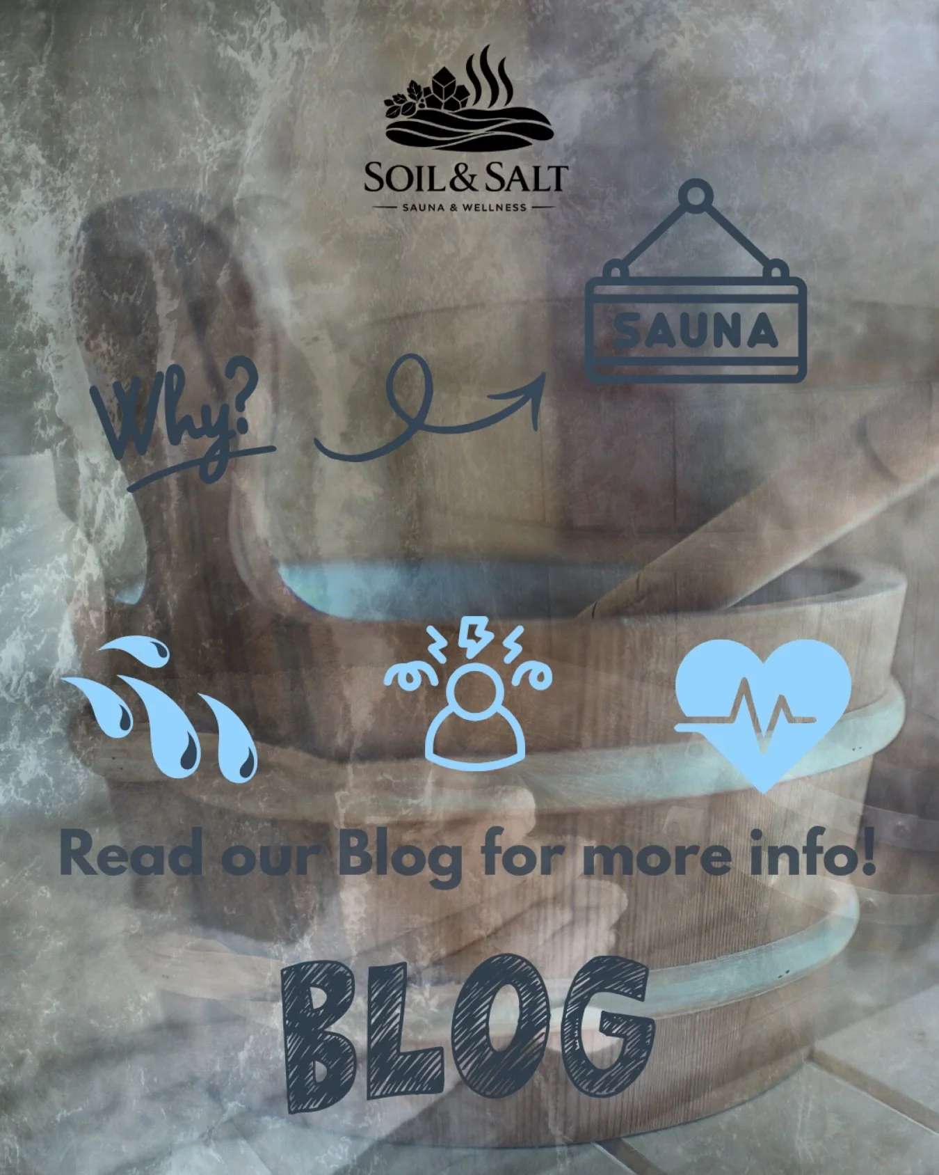 Blog #1 here we go! 

✨ The Good Sweat ✨

Your body was designed to sweat &mdash; not just in the gym, not just on a run, but in the quiet, steady heat of a sauna where the mind softens and the heart strengthens, thousands of years of history, cultur