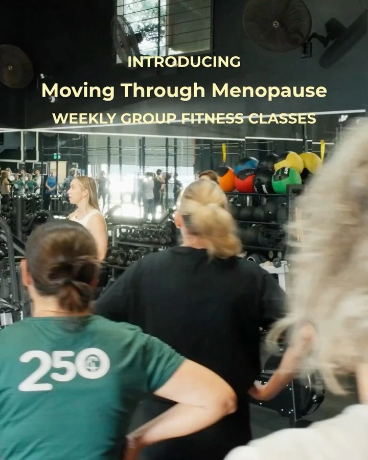 MENOPAUSE GROUP FITNESS CLASSES ARE HERE!

Time and time again, I hear from women navigating the menopause transition who feel frustrated by changes in their body composition, muscle mass, cardiovascular fitness and bone health, despite eating well a