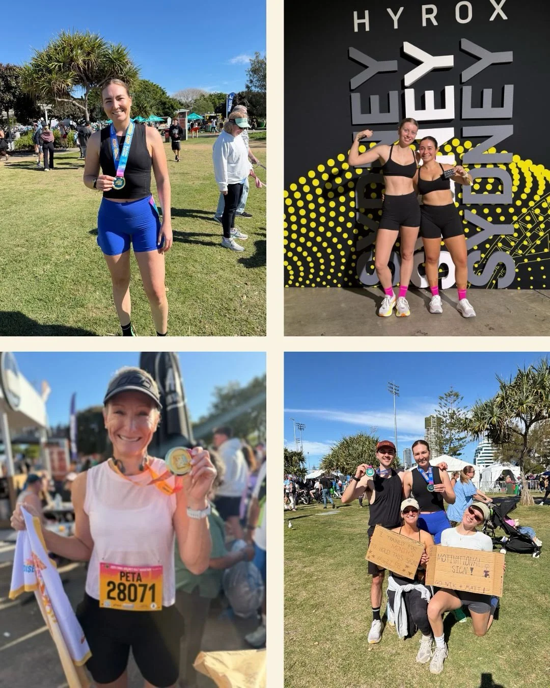A huge weekend for 6 of our clients - across the 10km, 21.1km and 42.2km GC Marathon events, plus Sydney Hyrox!

What a privilege it is to work with people who trust me to help them achieve goals that are meaningful and important to them.

My favouri