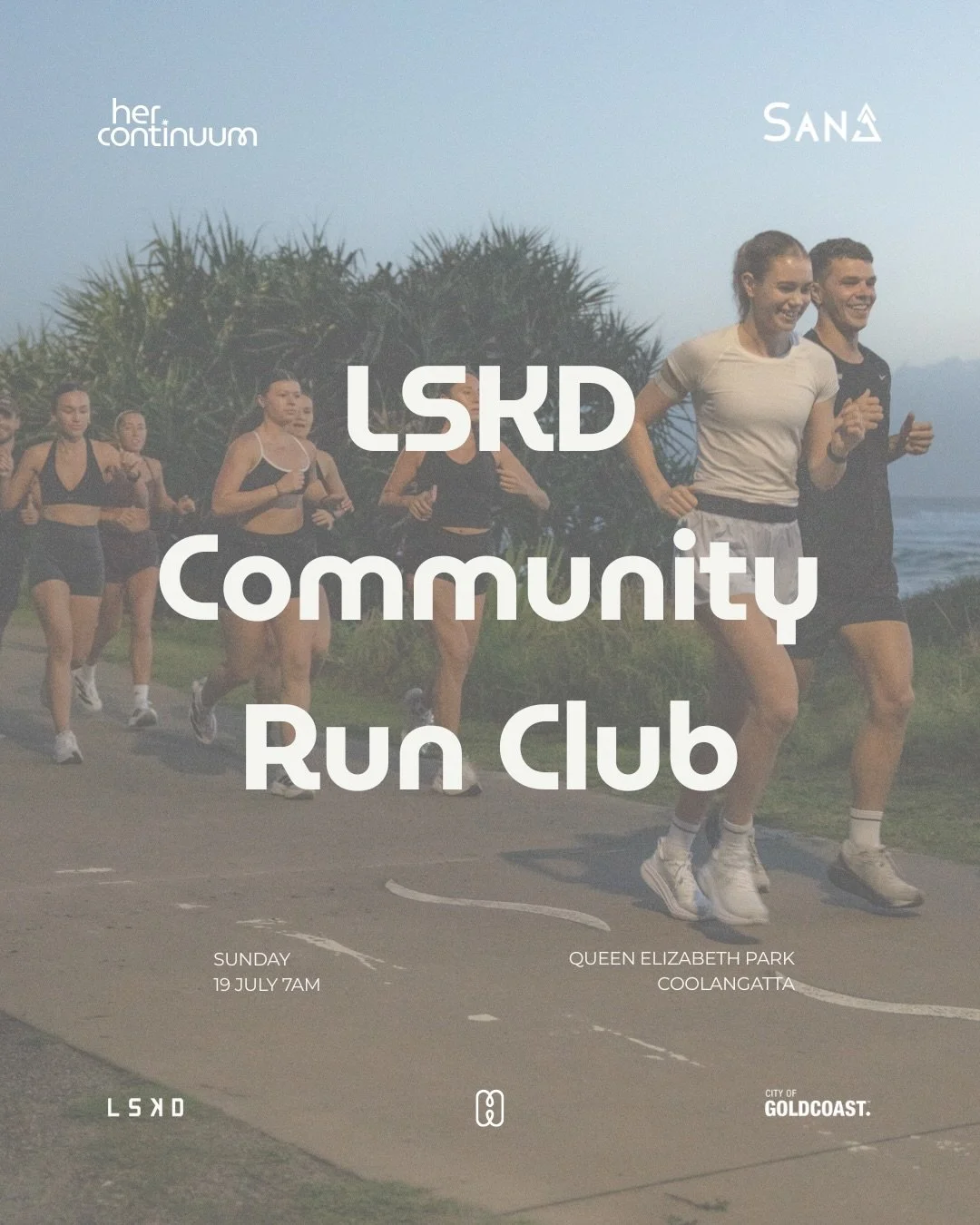 We are teaming up with @sanadays.co for the Gold Coast Fitness Festival Official Run Club!

Free 5km run or walk, all paces welcome!

📍Queen Elizabeth Park, Coolangatta
📅 Sun 19 July, 7am

Link in bio to register 🔗

@lskd.stores @activehealthygold