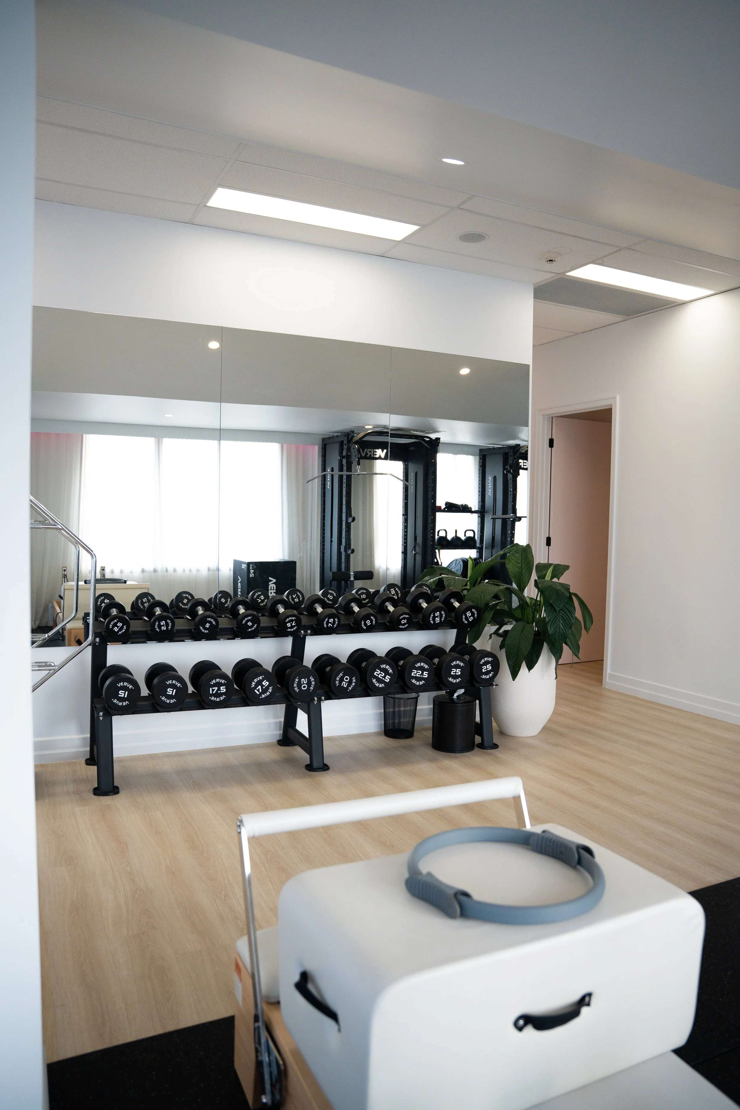 Her Continuum gym space at Female Physio Co on the Gold Coast