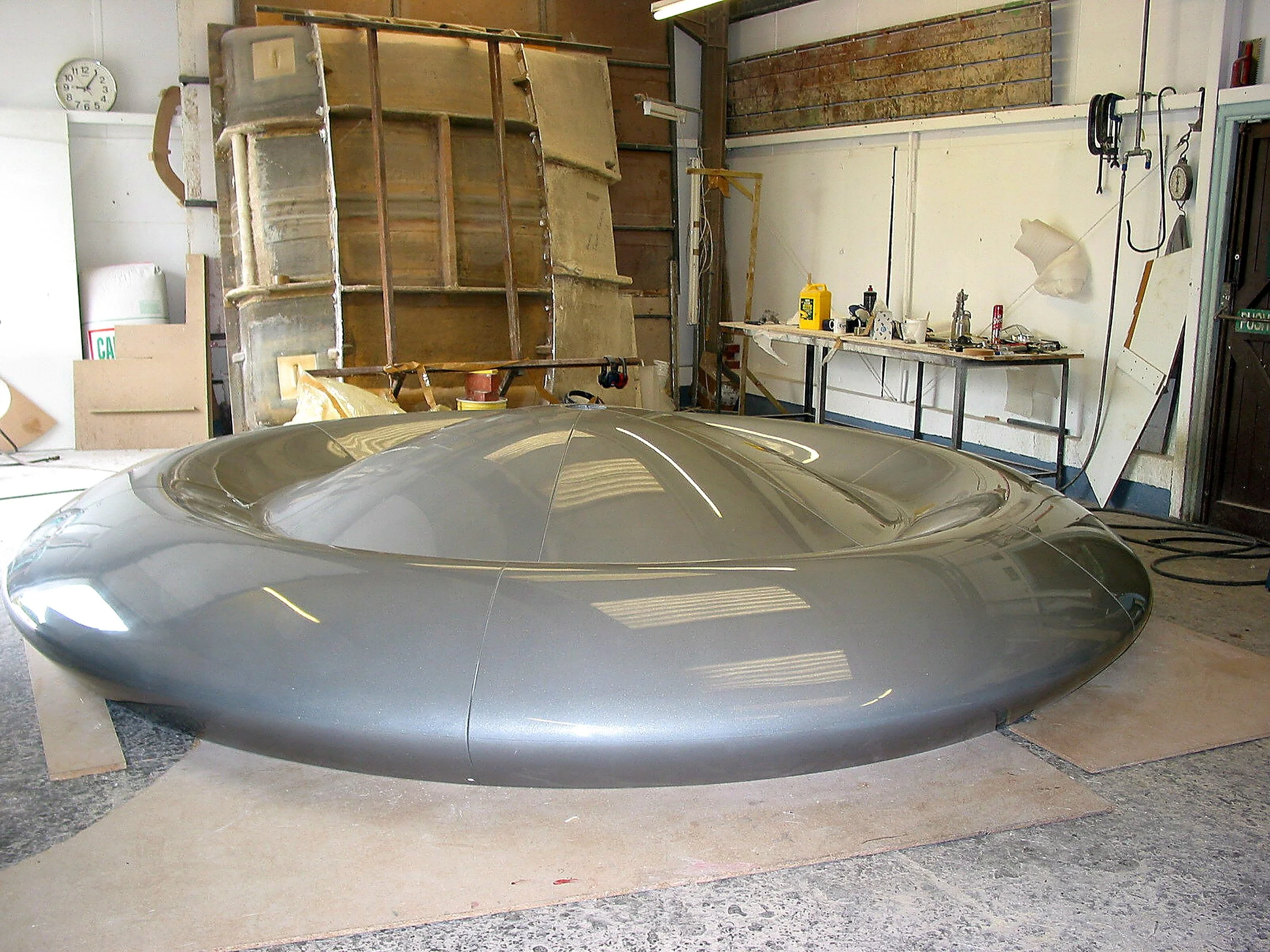The large, futuristic seating unit designed by a well-known London sculptor needed to be made in six segments to allow it to be manoeuvred through doorways and then assembled on site. We produced the original pattern work, production moulds, and fini