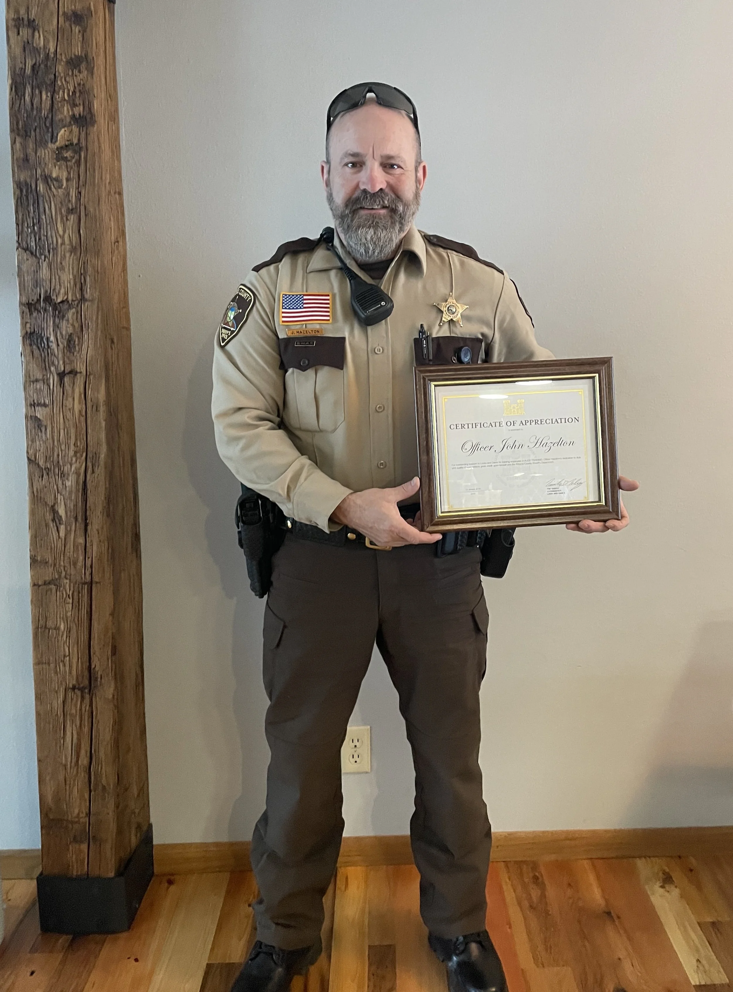 Award-winning Winona County Sheriff Candidate, John Hazelton.