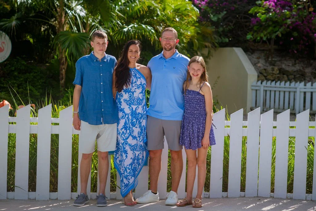 Paul McKay is a family man, seen here with his wife and two children in St. Charles, Minnesota.