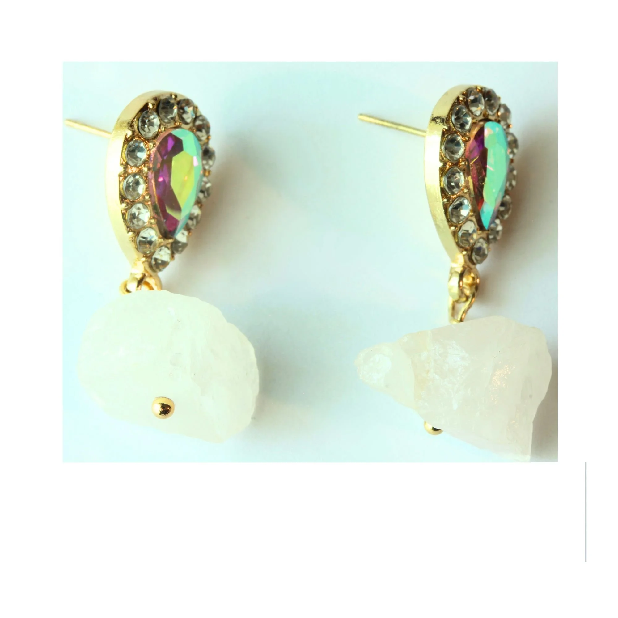 Aurora Stone Drop Earrings