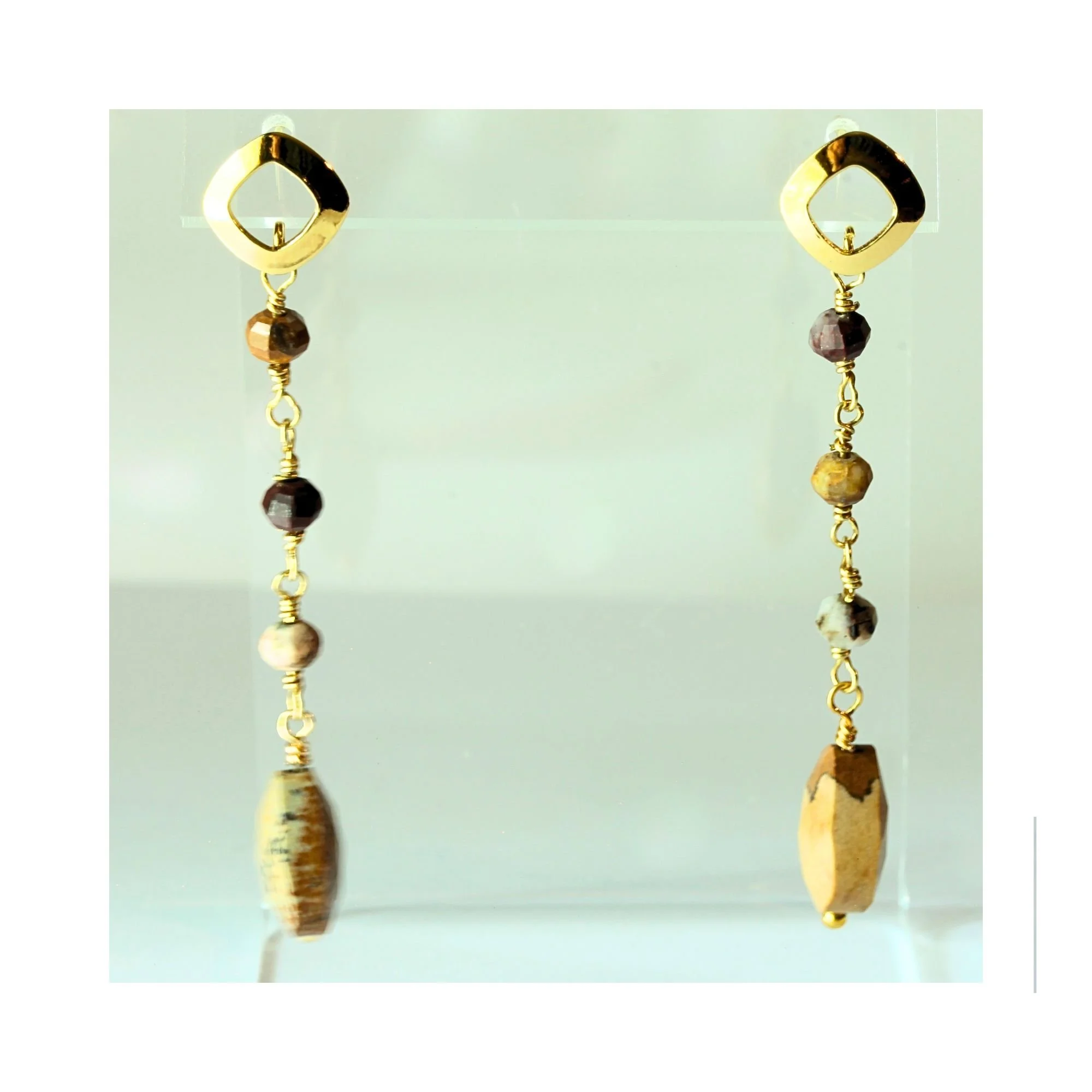 Desert Cascade Drop Earrings