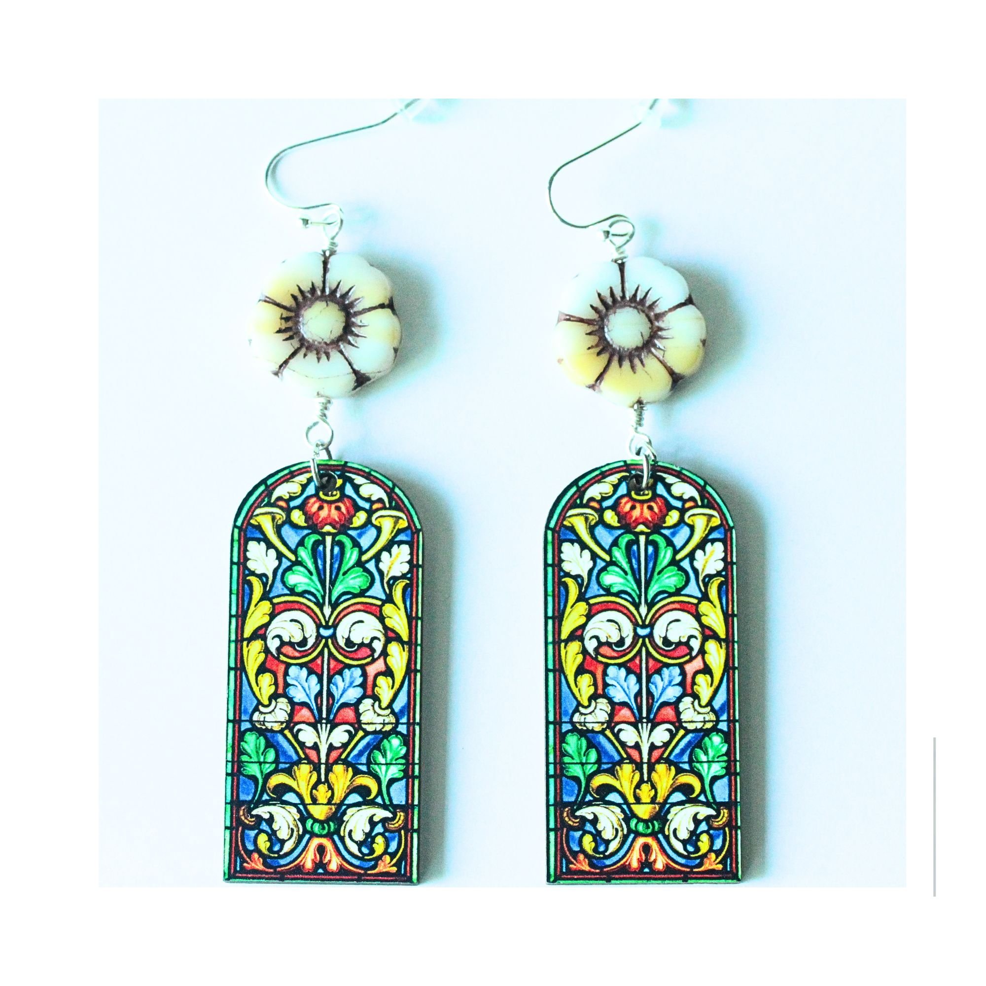 Cathedral Mosaic Drop Earrings